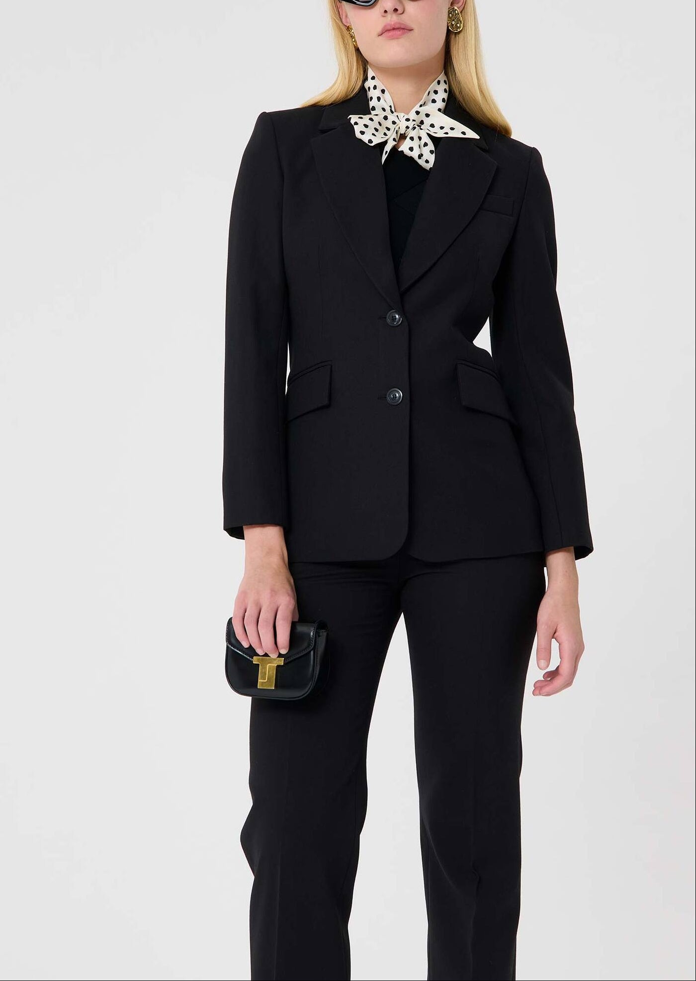 Veste noire en laine Vicenta Faume - seconde main