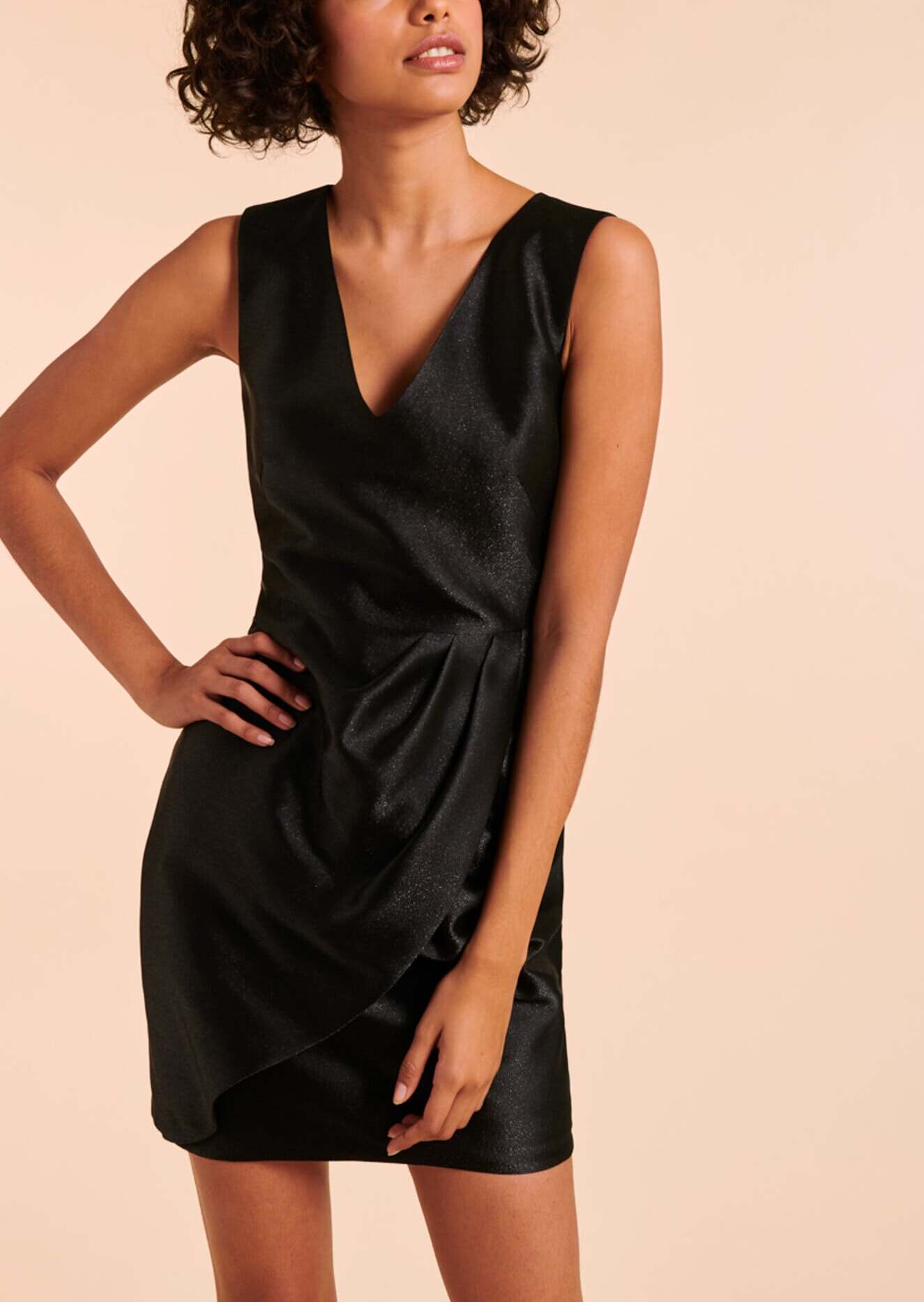 Robe Rosabella noire irisée Faume - seconde main