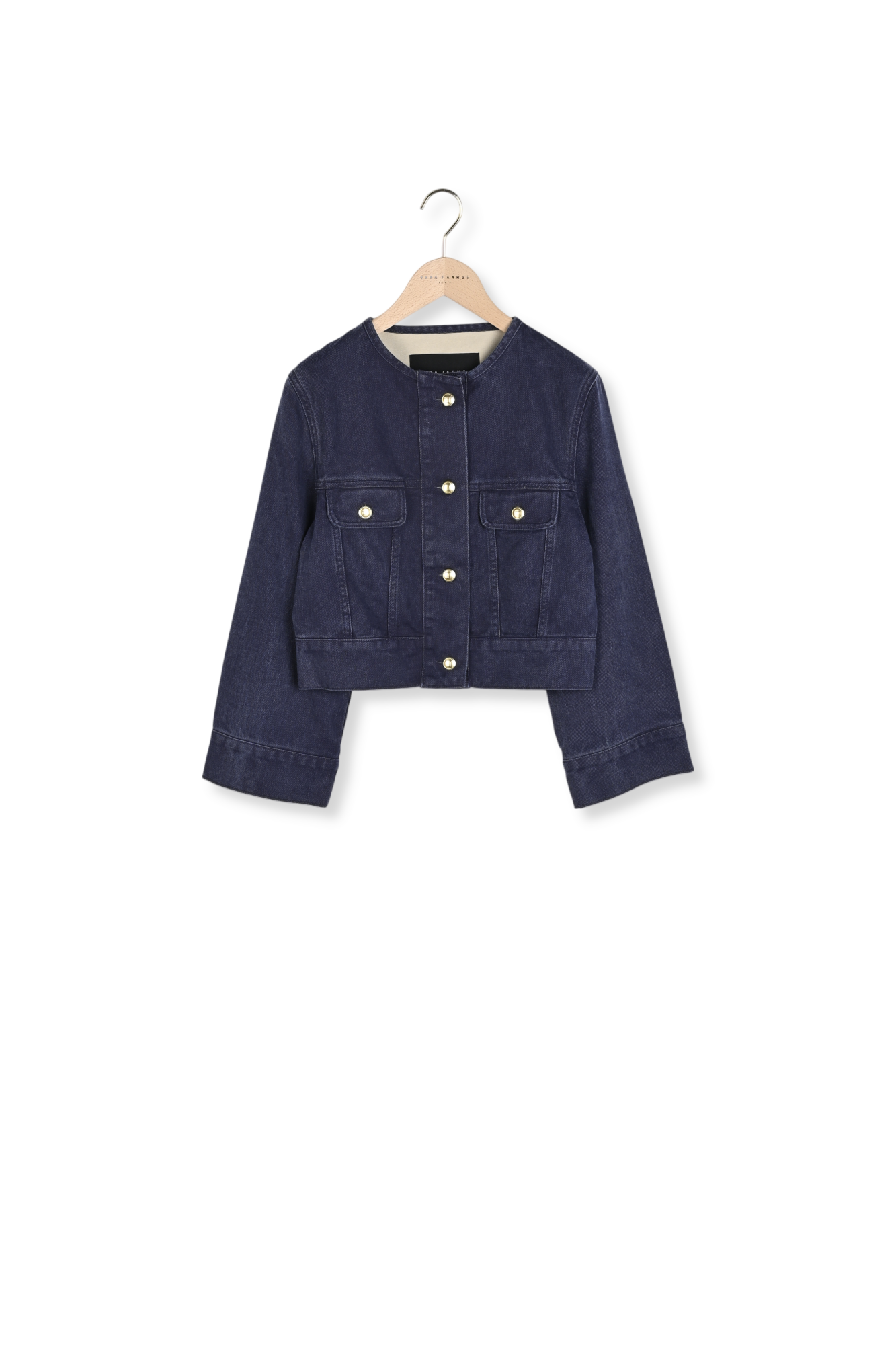Veste bleue en denim brut Vick Faume - seconde main