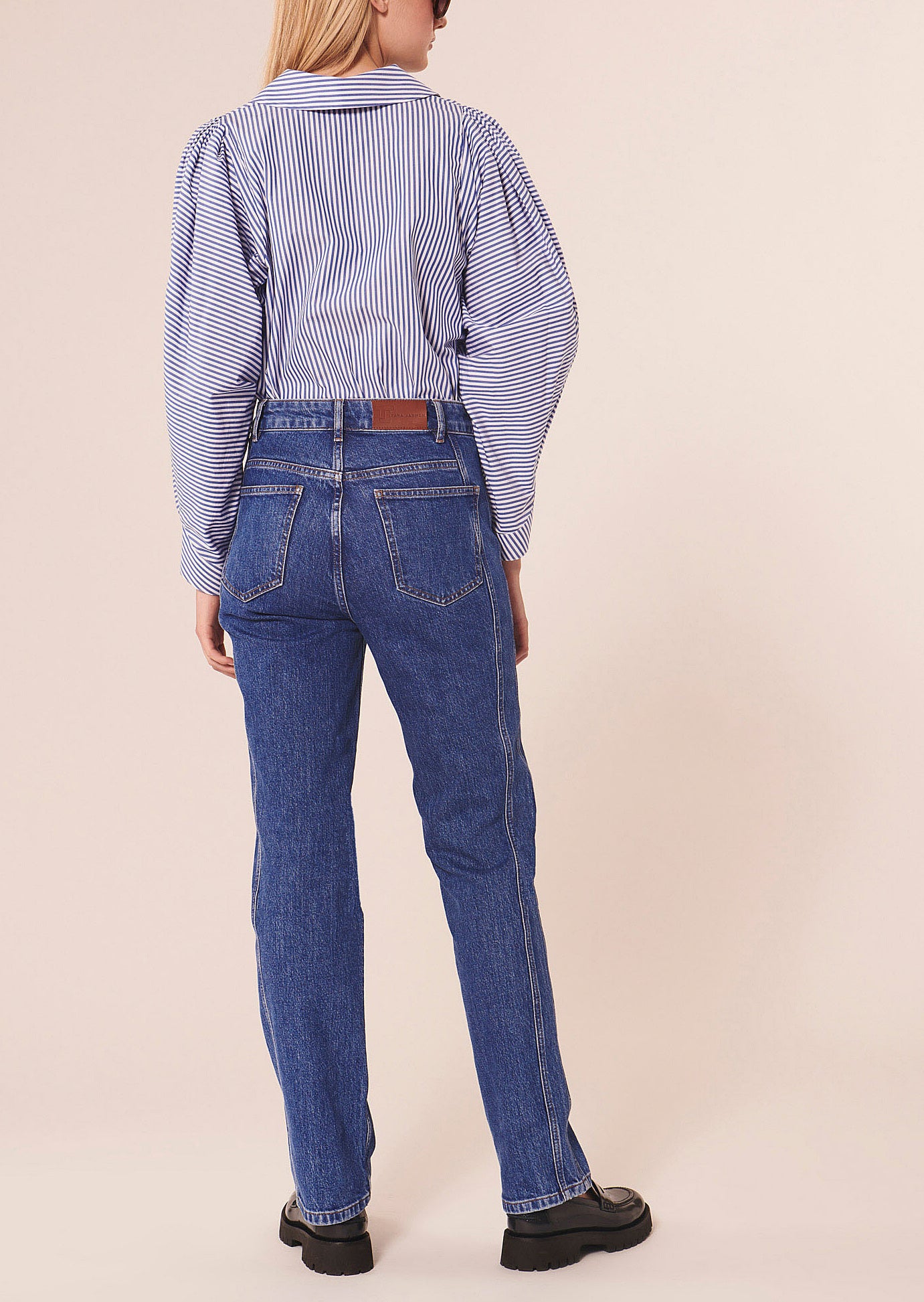 Jean Julian bleu en denim Faume - seconde main