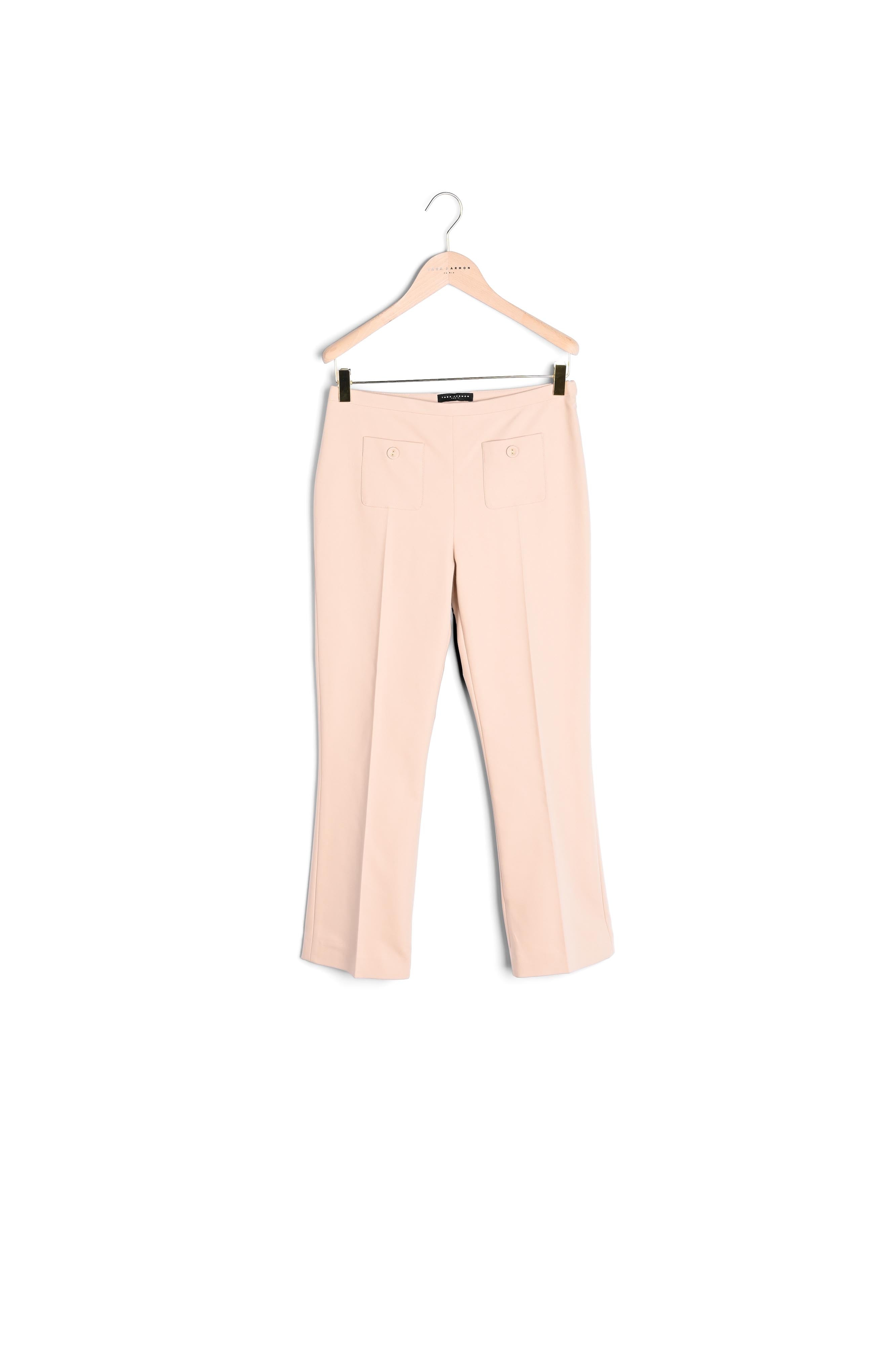 Pantalon Paquerette beige en coton Faume - seconde main