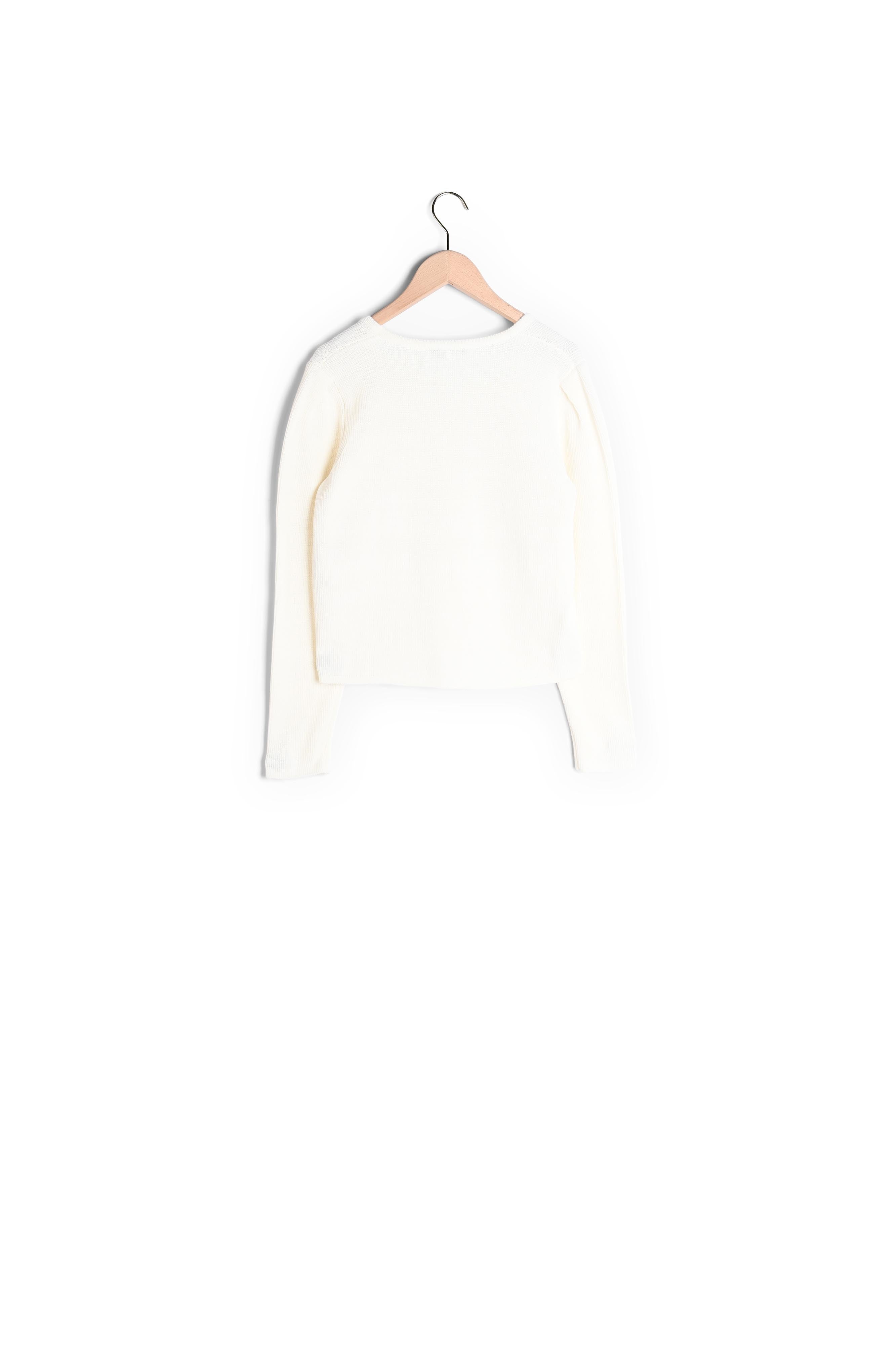 Gilet Glenn écru en coton irisé Faume - seconde main