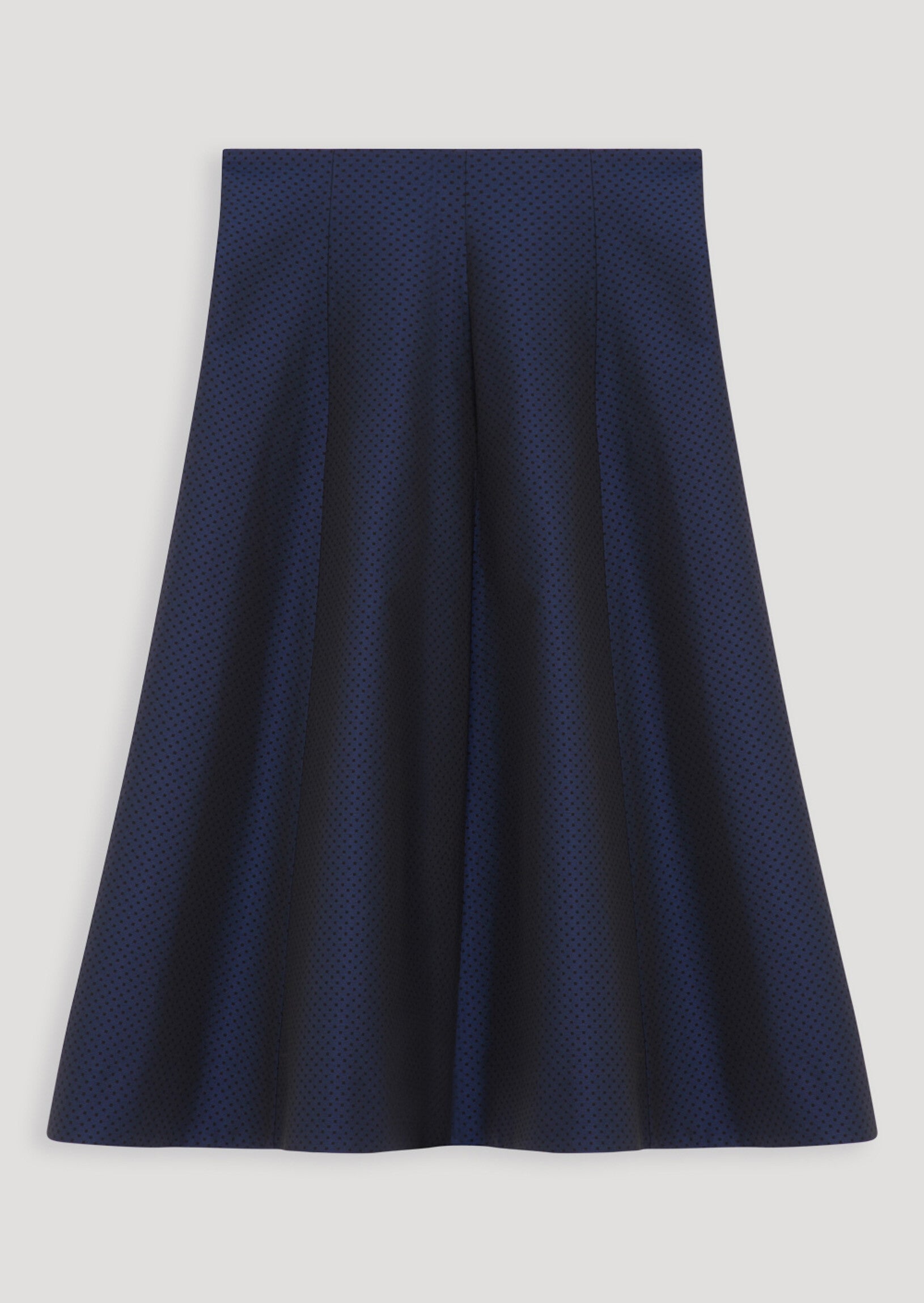 Jupe bleu marine en jacquard Faume - seconde main