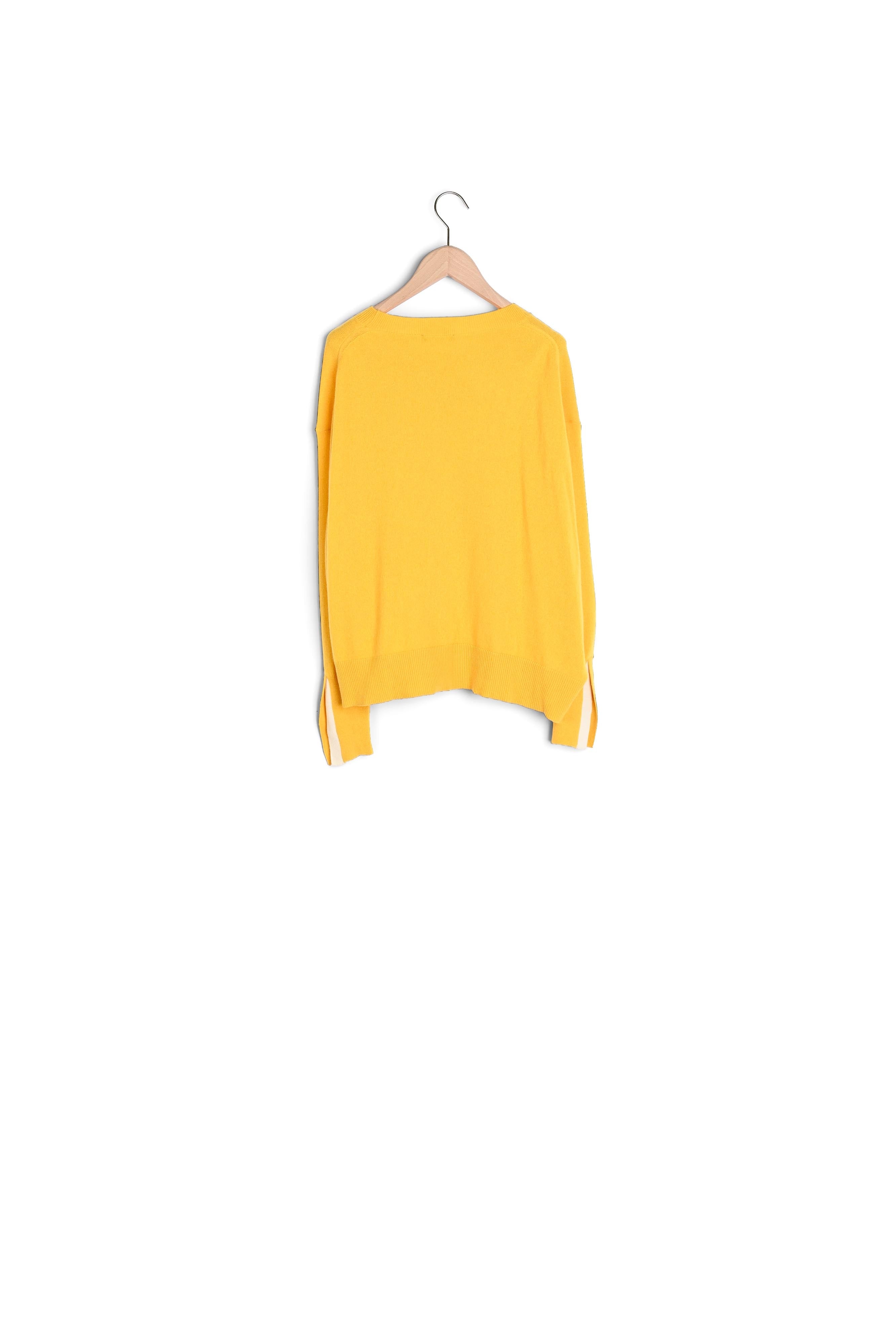 Pull Portobello jaune en cachemire Faume - seconde main