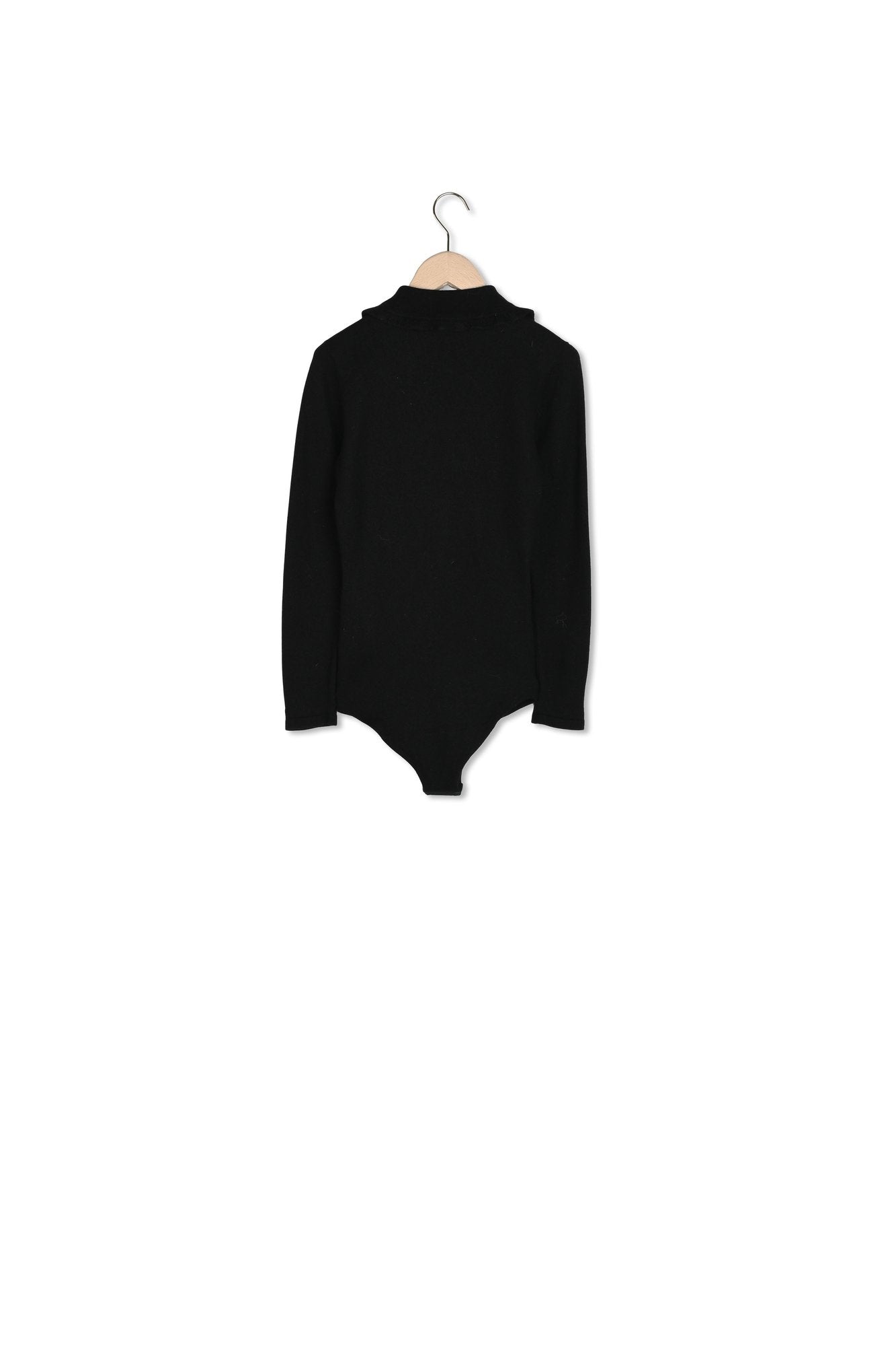 Body Potema noir en laine merinos Faume - seconde main