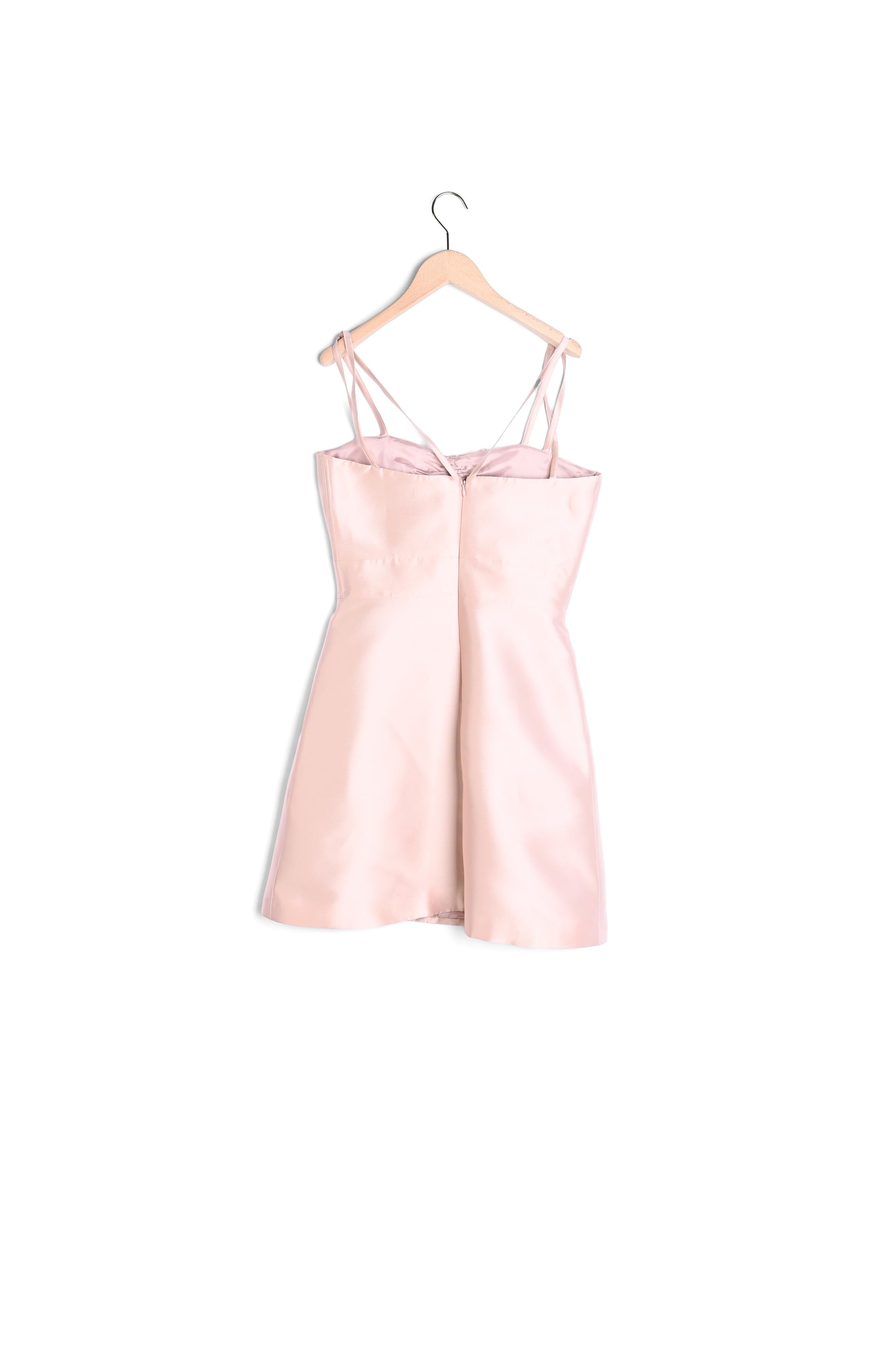 Robe Rosabel nude en satin Faume - seconde main