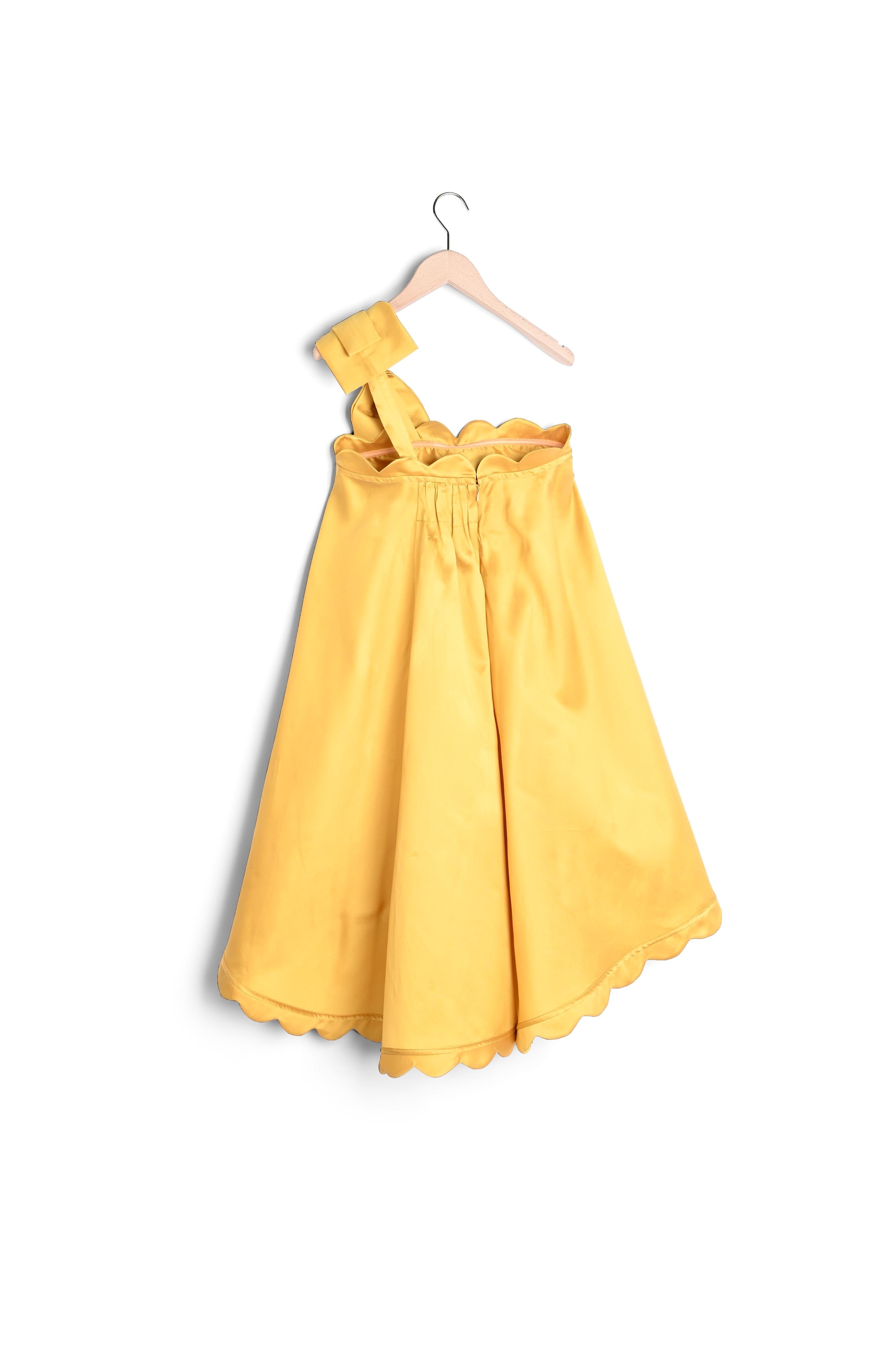 Robe Rococo jaune Faume - seconde main