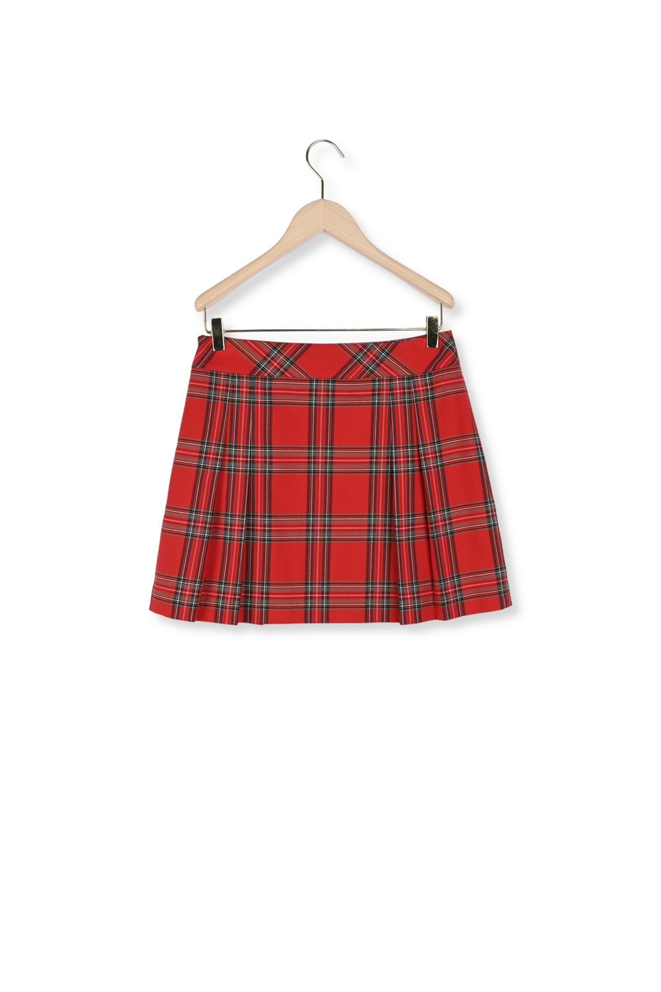 Jupe Julia rouge en tartan Faume - seconde main