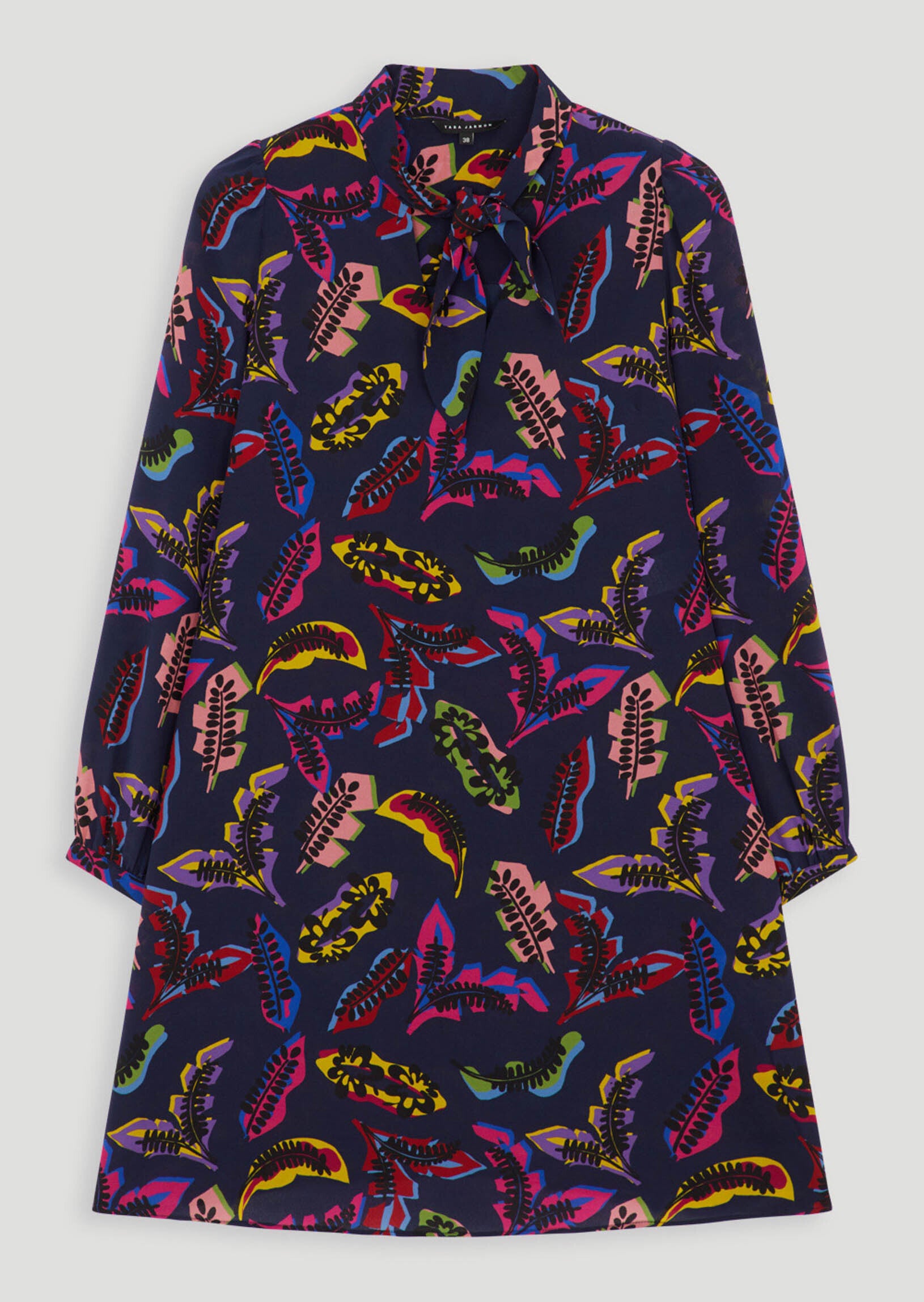 Robe bleu nuit motif fleuri Faume - seconde main