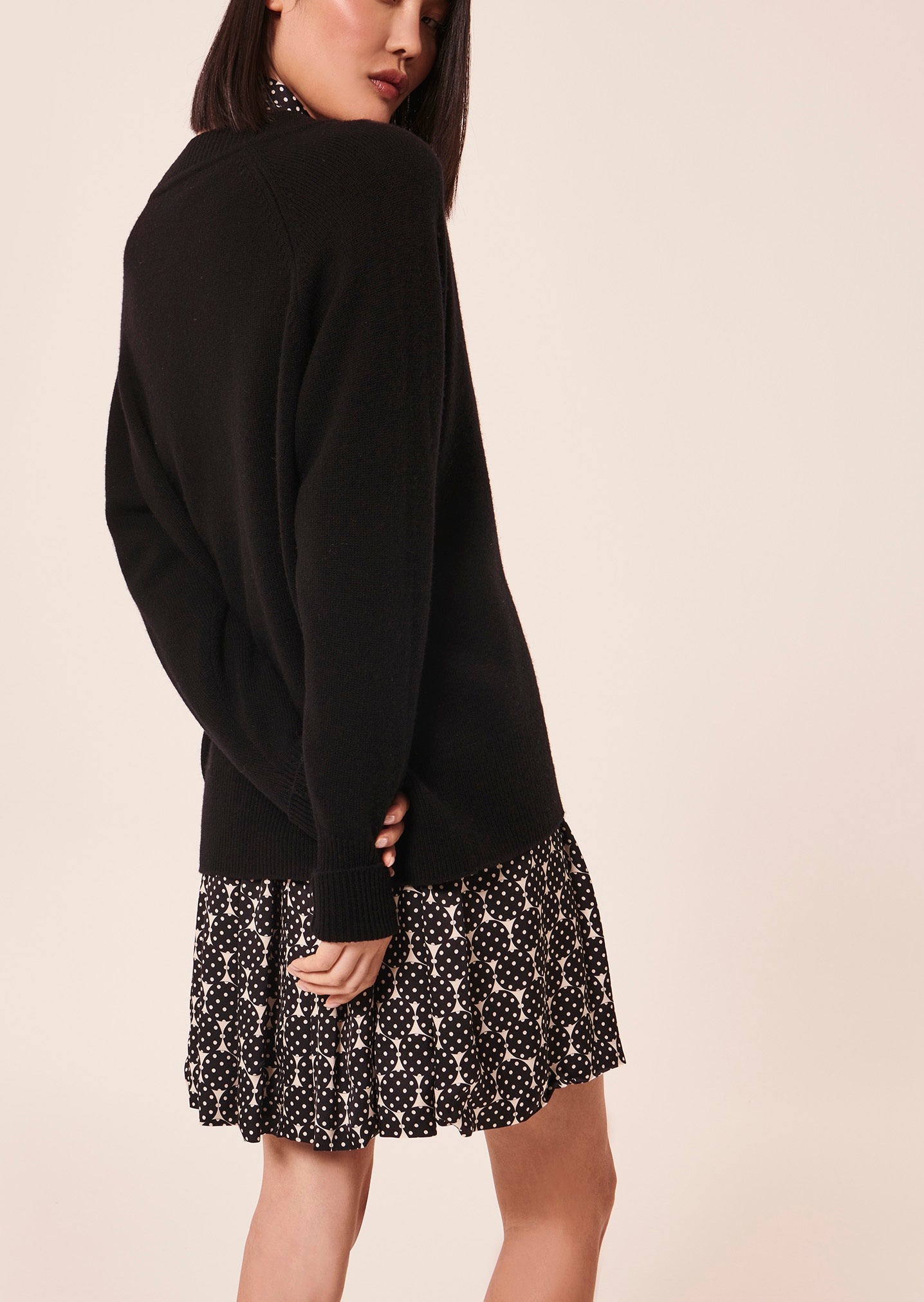 Gilet Giulietta noir en laine Faume - seconde main