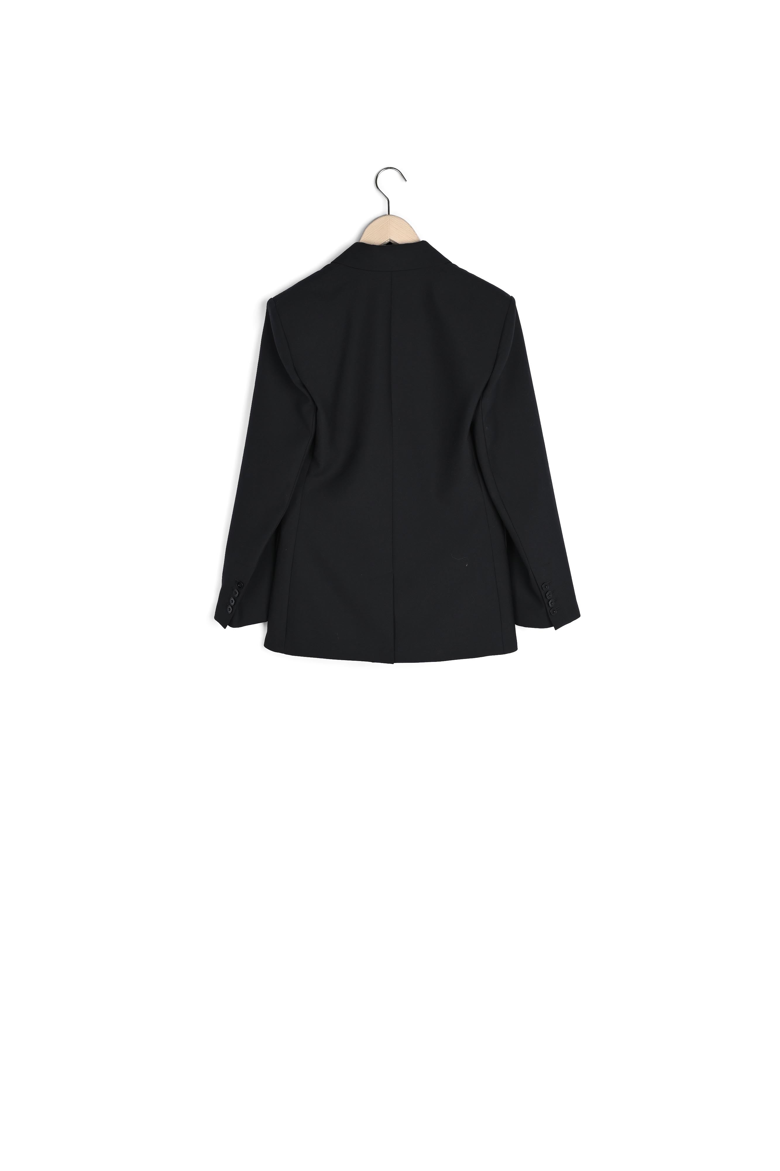 Veste Viola noire en laine froide Faume - seconde main