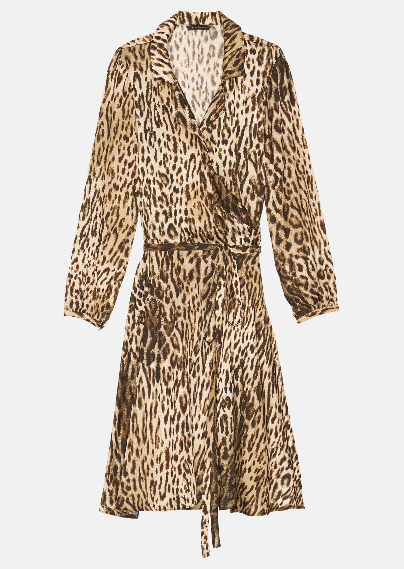 Robe Rysis beige imprimé léopard Faume - seconde main