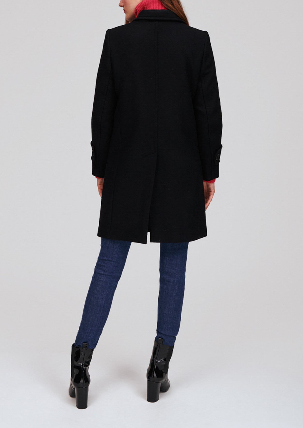 Manteau noir Faume - seconde main