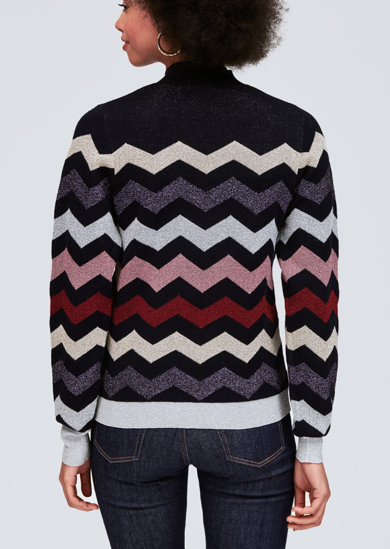 Maille bleu nuit en lurex Faume - seconde main