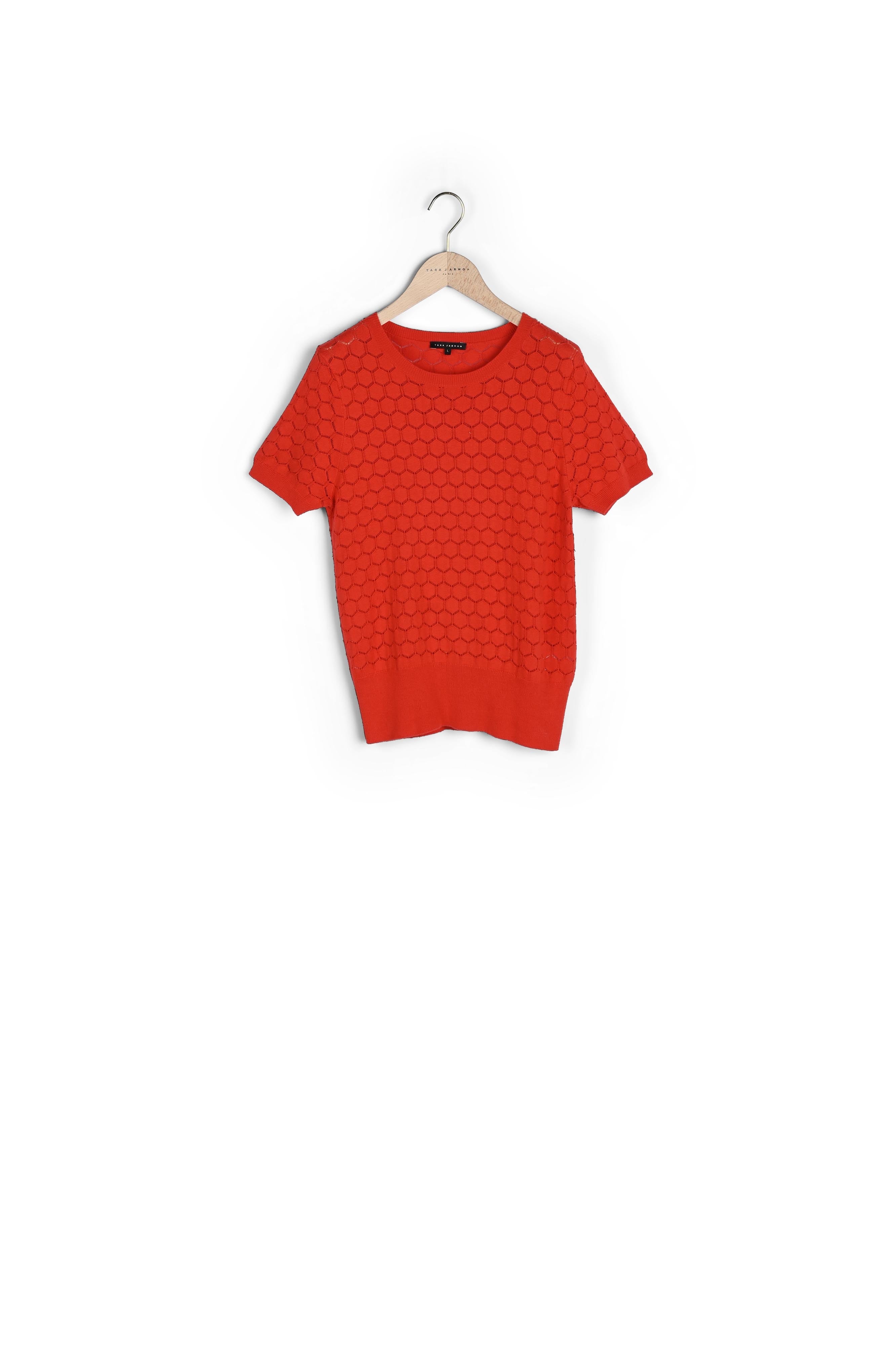 Pull à manches courtes Nova rouge Faume - seconde main