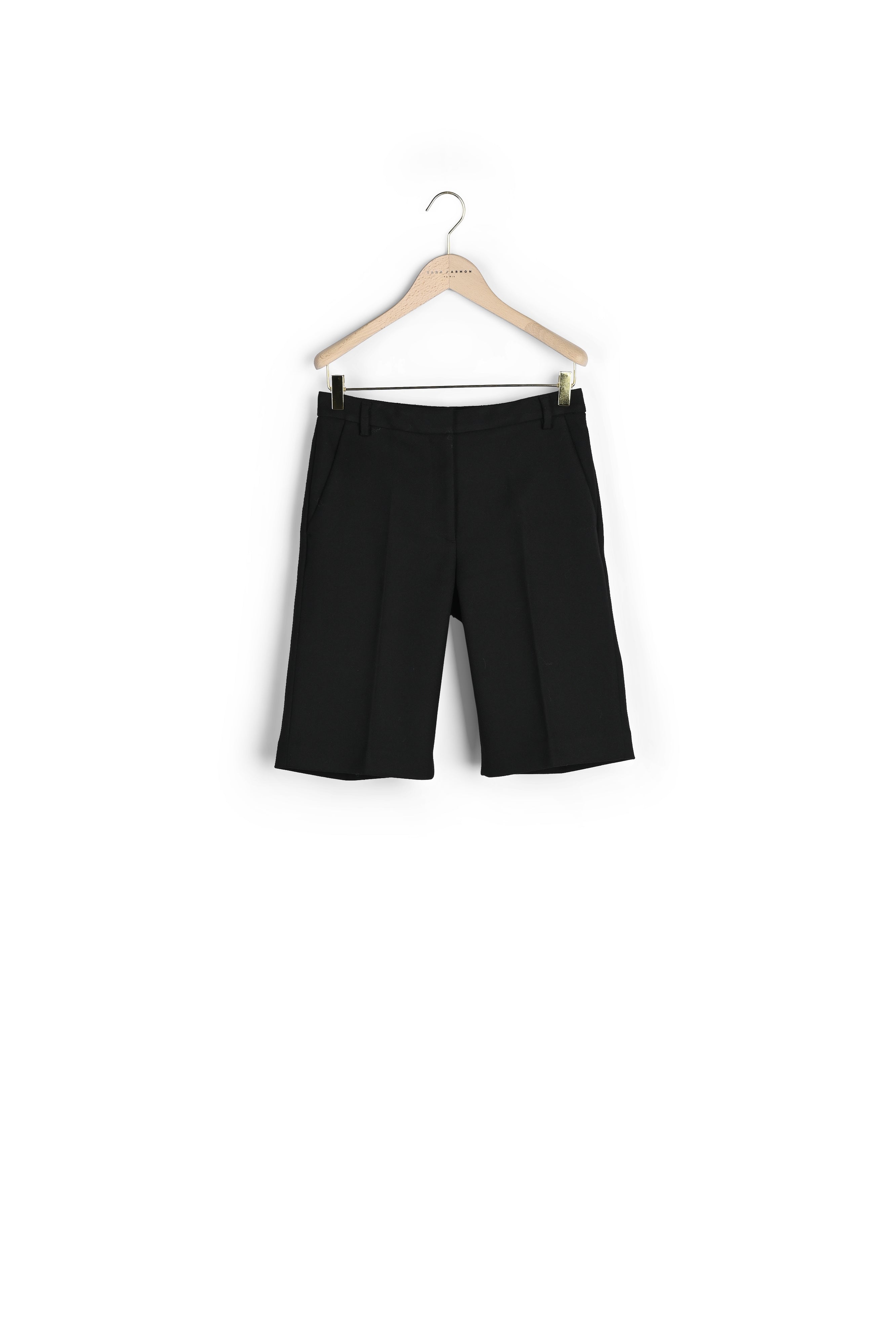 Short Safia noir en toile Faume - seconde main