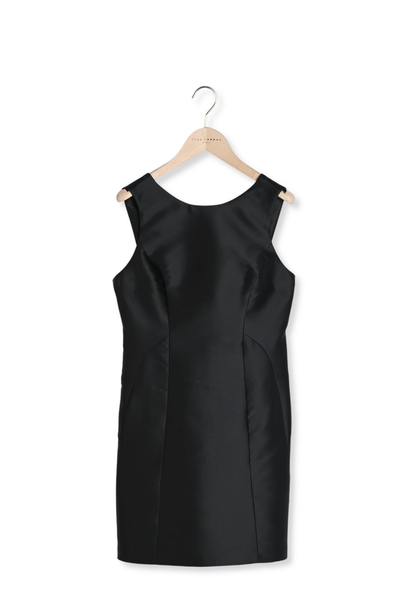 Robe Rosalba en satin noir Faume - seconde main