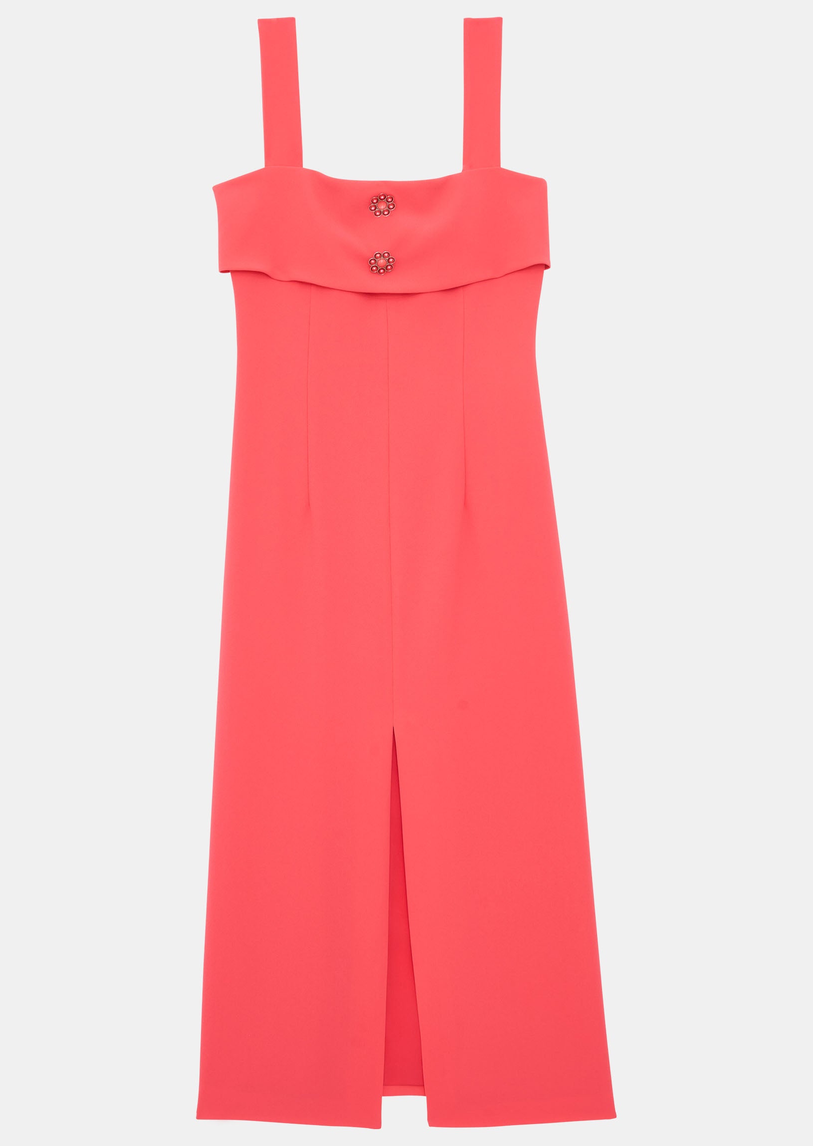 Robe Remo rose en crêpe Faume - seconde main