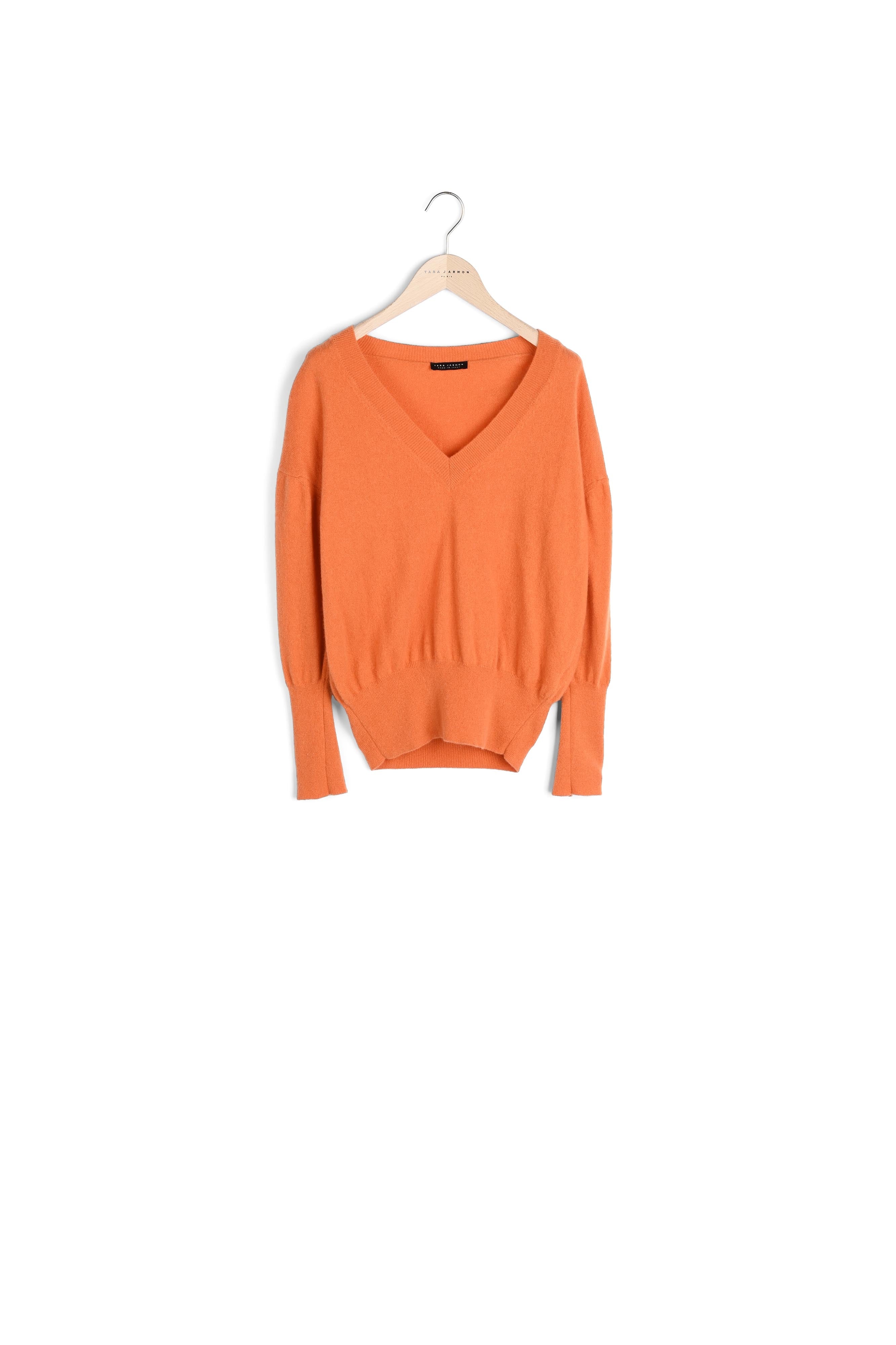 Pull Poudre orange en cachemire Faume - seconde main
