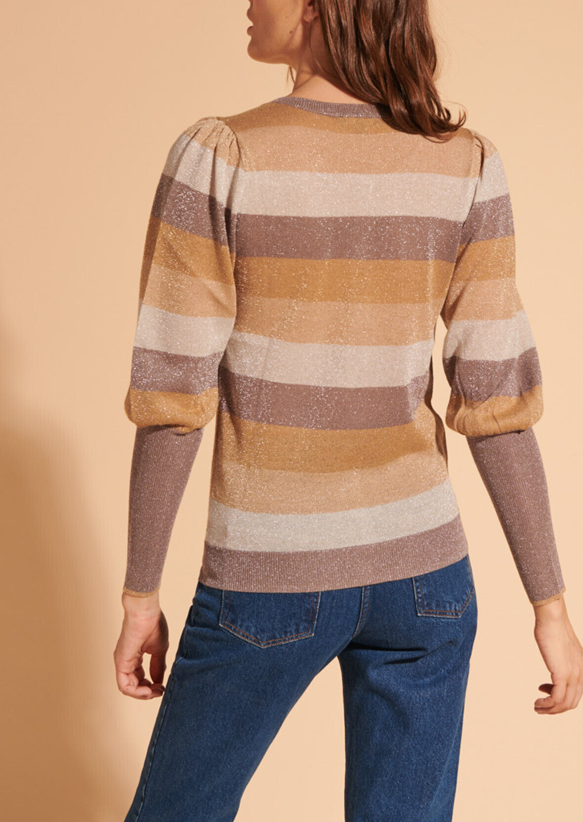 Gilet Norine lurex tricolore Faume - seconde main