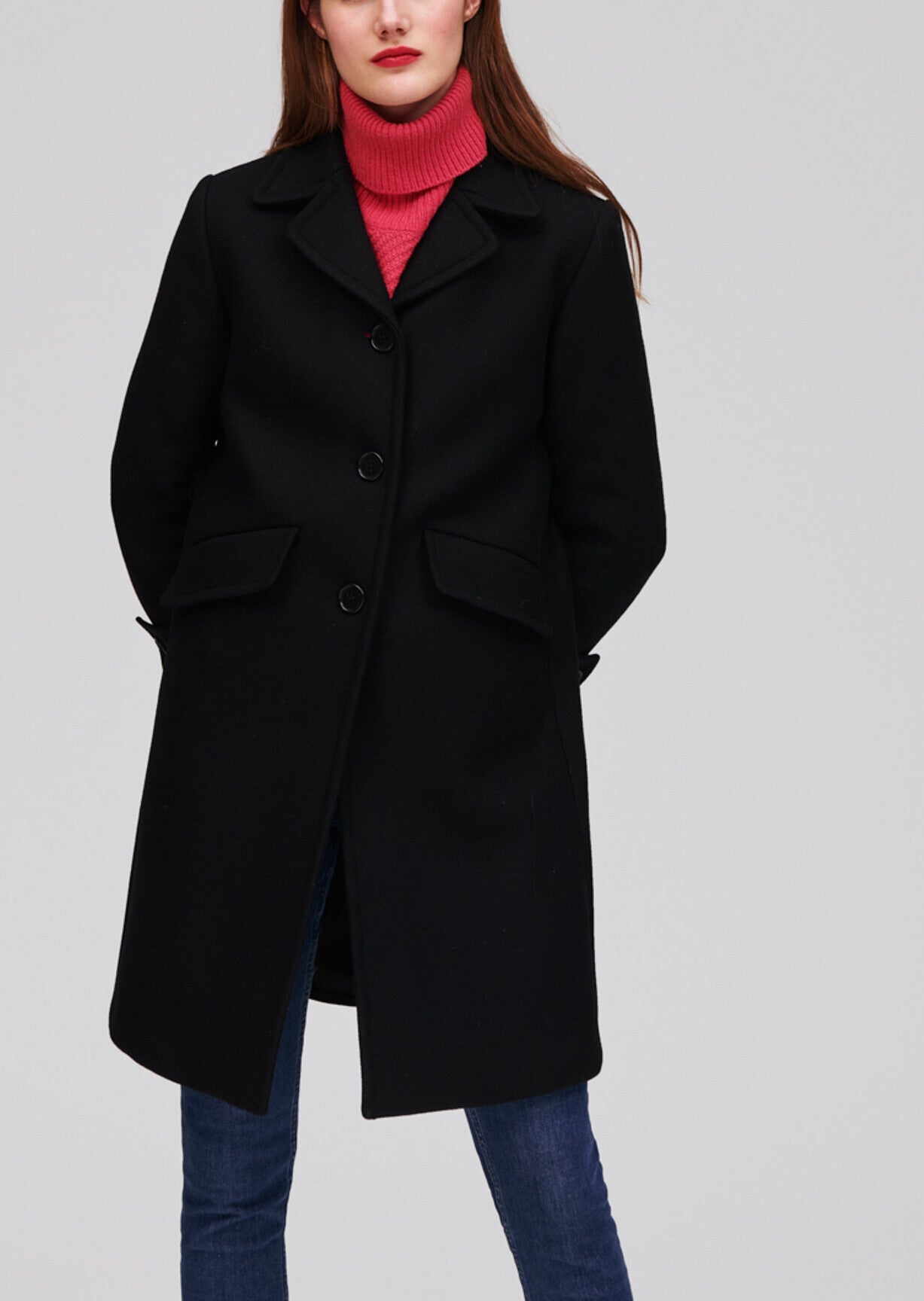 Manteau noir Faume - seconde main