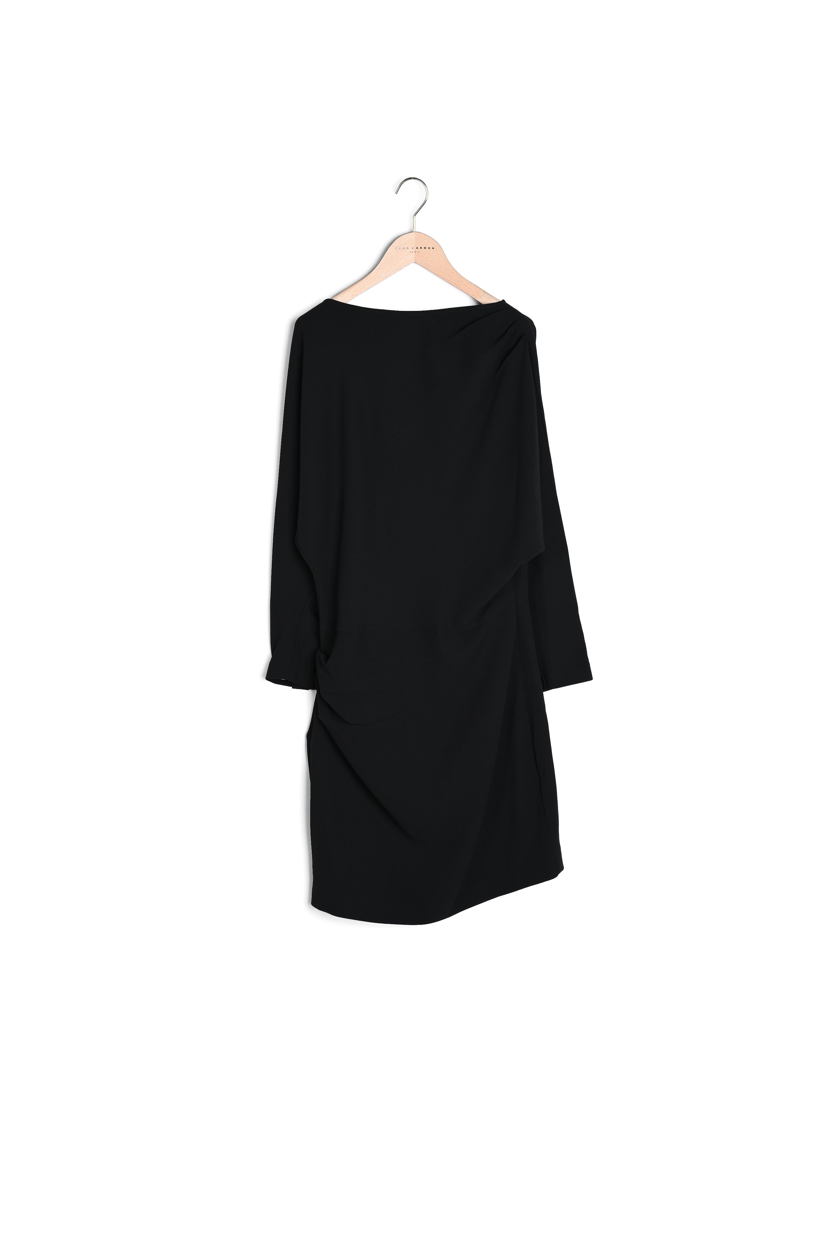 Robe Ryah noire en crêpe Faume - seconde main