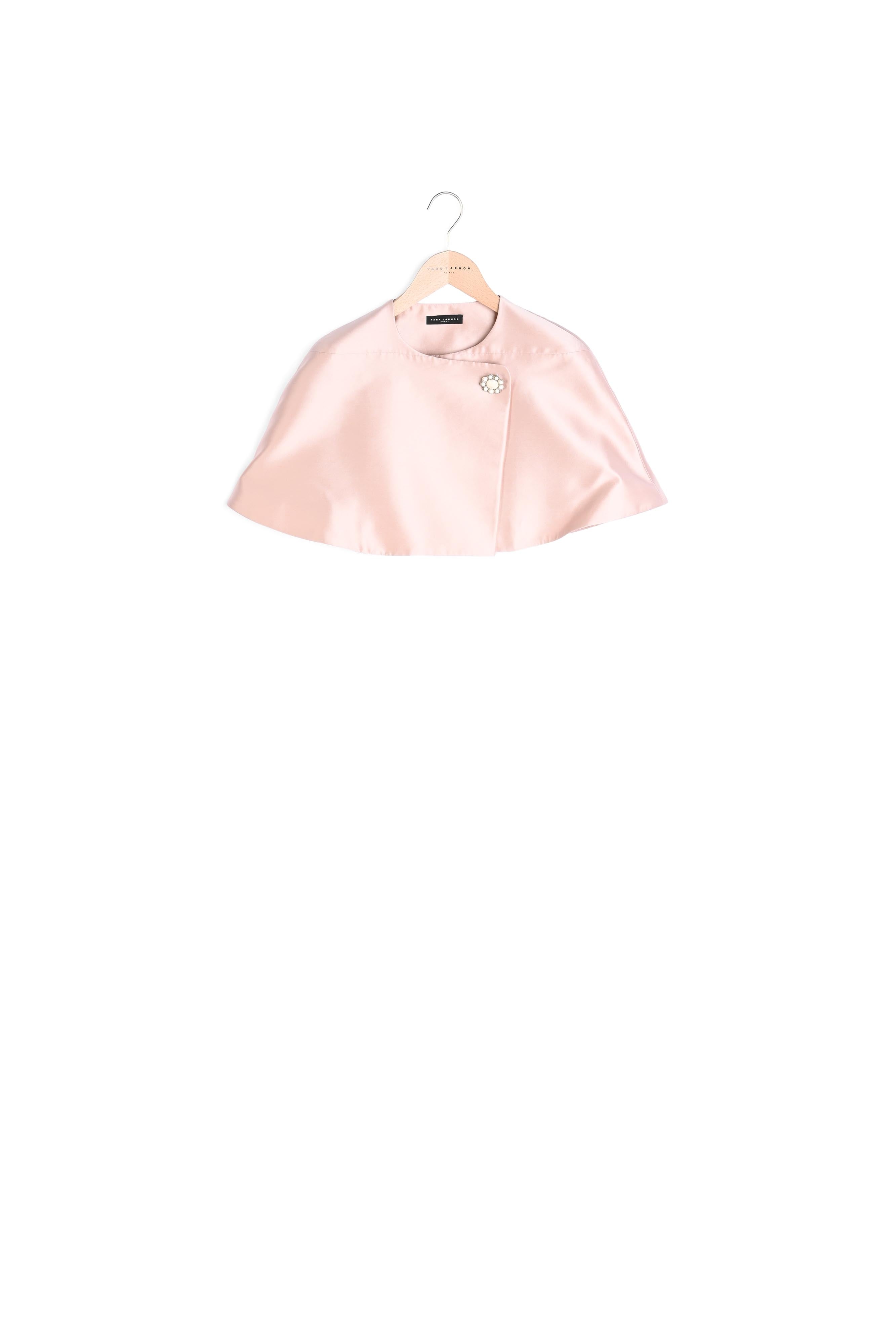 Cape Valeria nude en satin Faume - seconde main