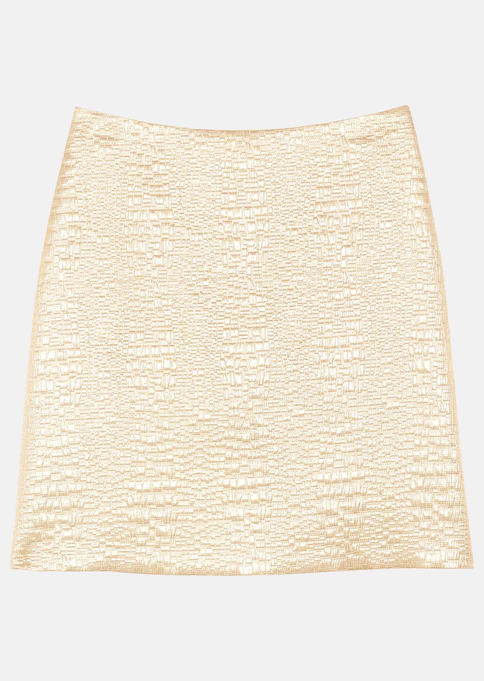 Jupe Jude or jacquard lurex Faume - seconde main