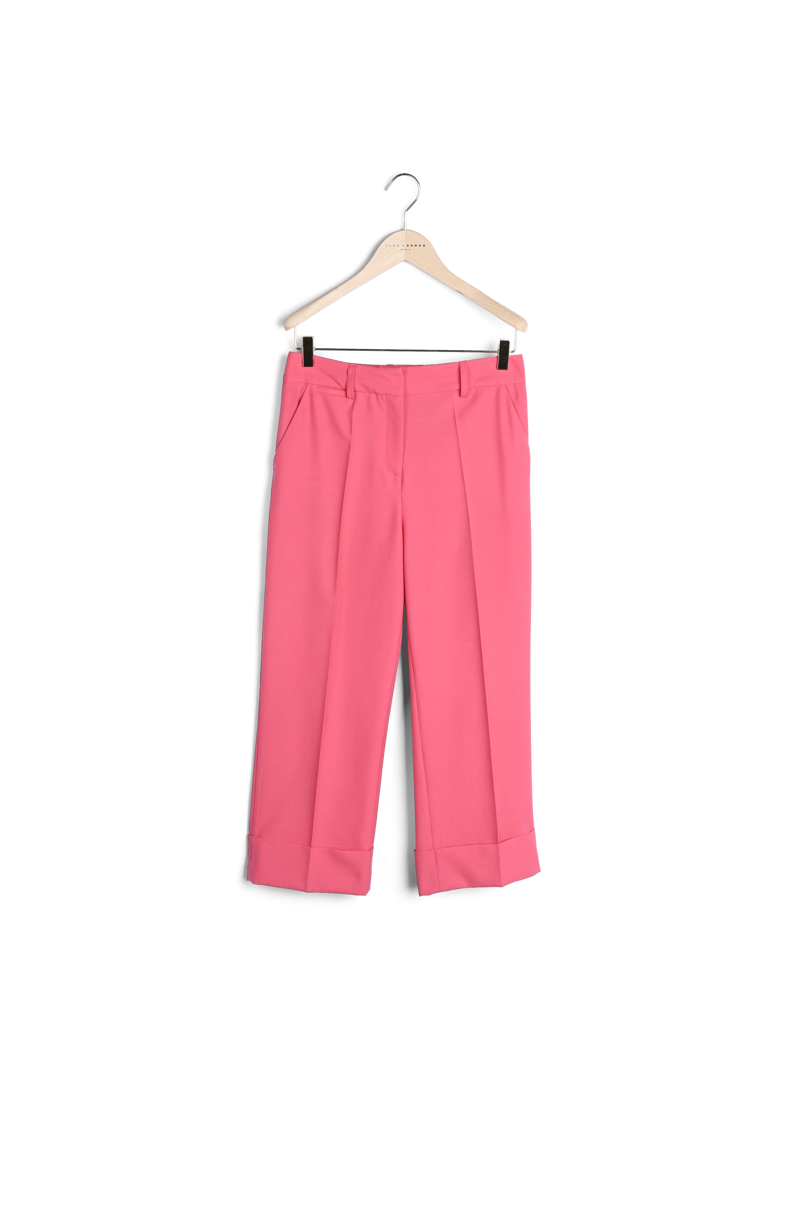 Pantalon Piper rose en laine froide Faume - seconde main