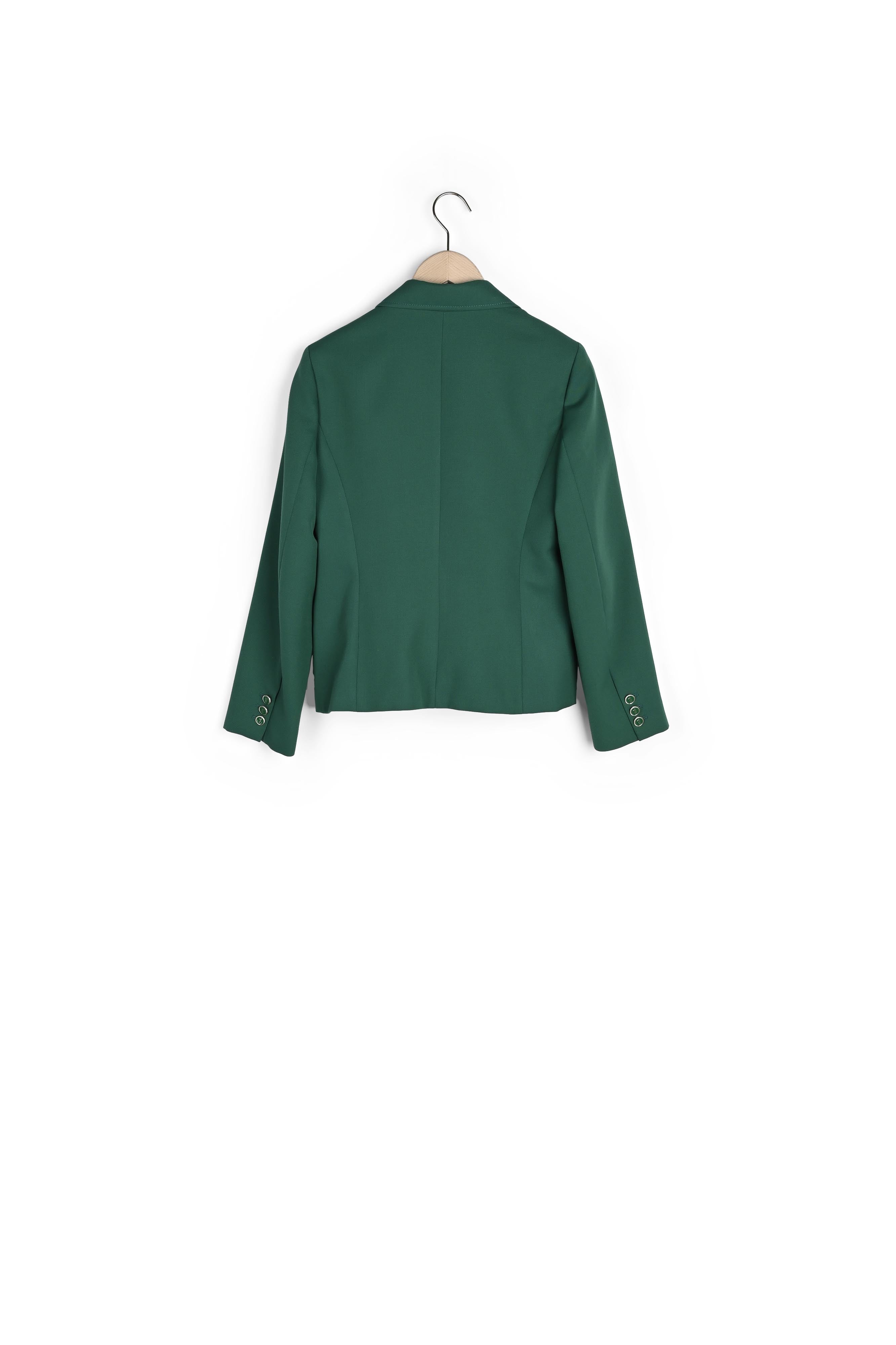 Veste Venitien verte en toile tailleur Faume - seconde main