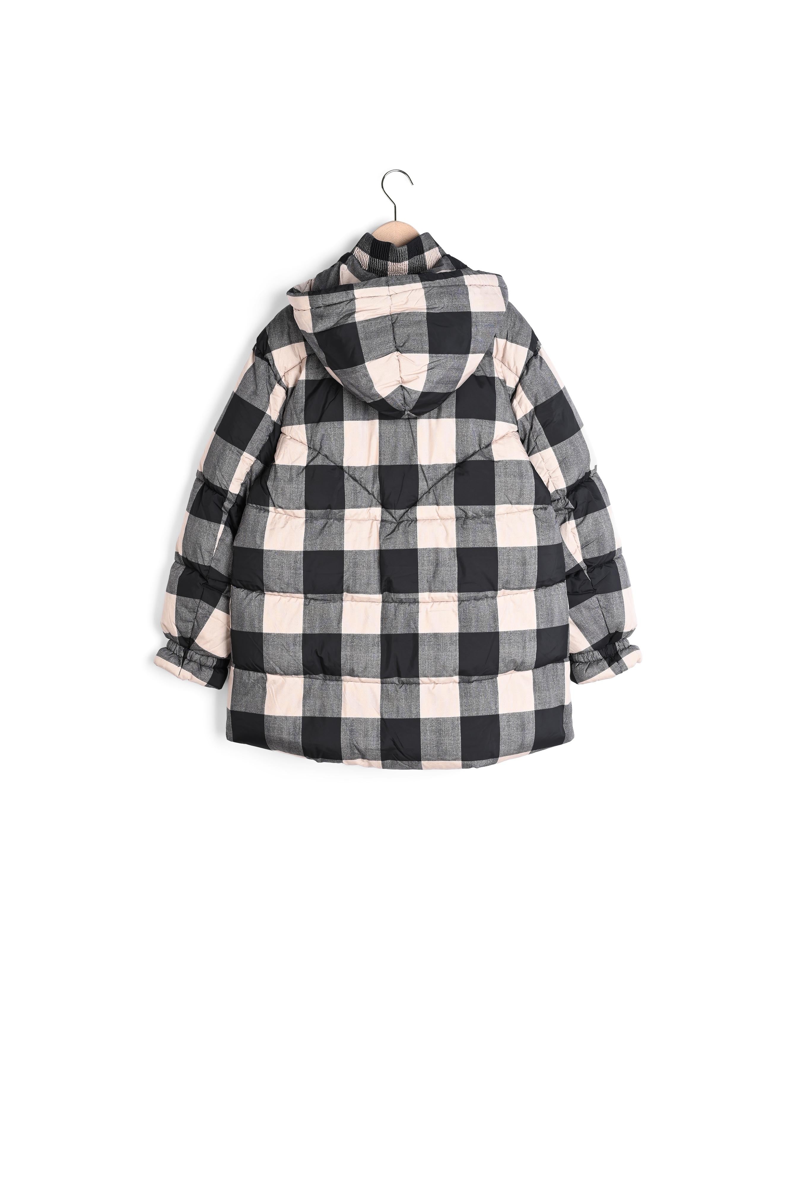 Doudoune Daphne noire en vichy matelassée Faume - seconde main