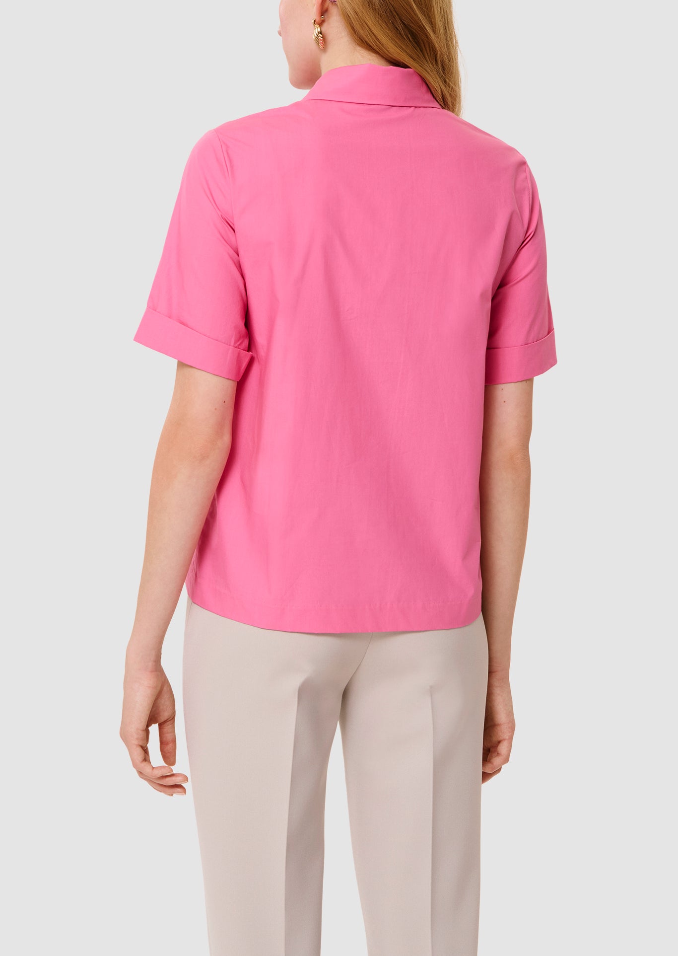 Top rose en popeline Tonella Faume - seconde main