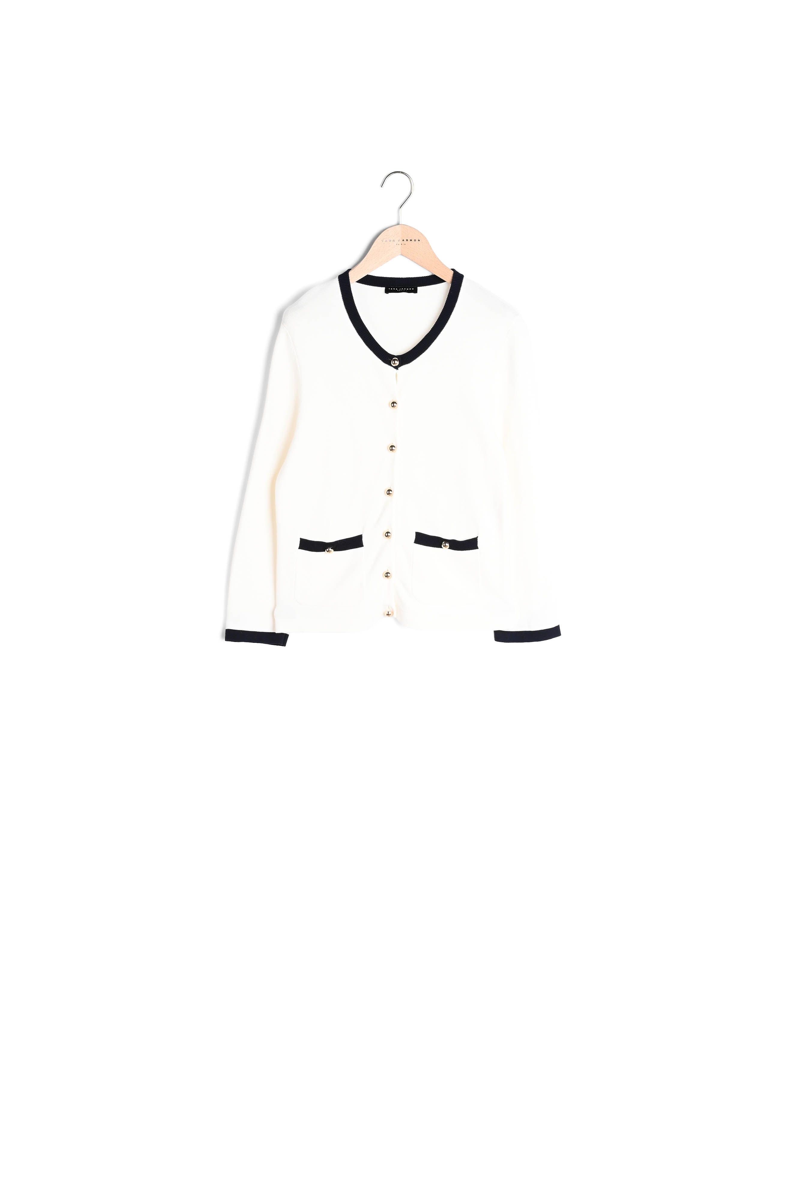 Gilet Georgina écru en coton Faume - seconde main