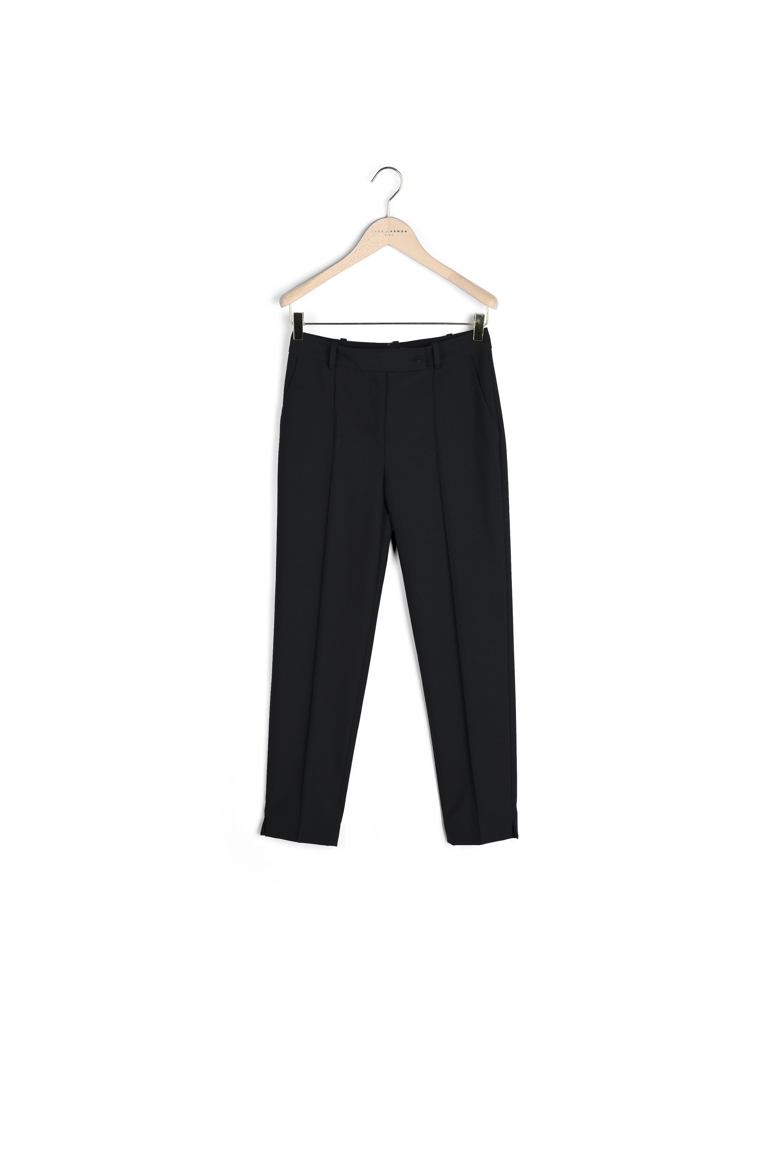 Pantalon Pascal noir en laine froide Faume - seconde main