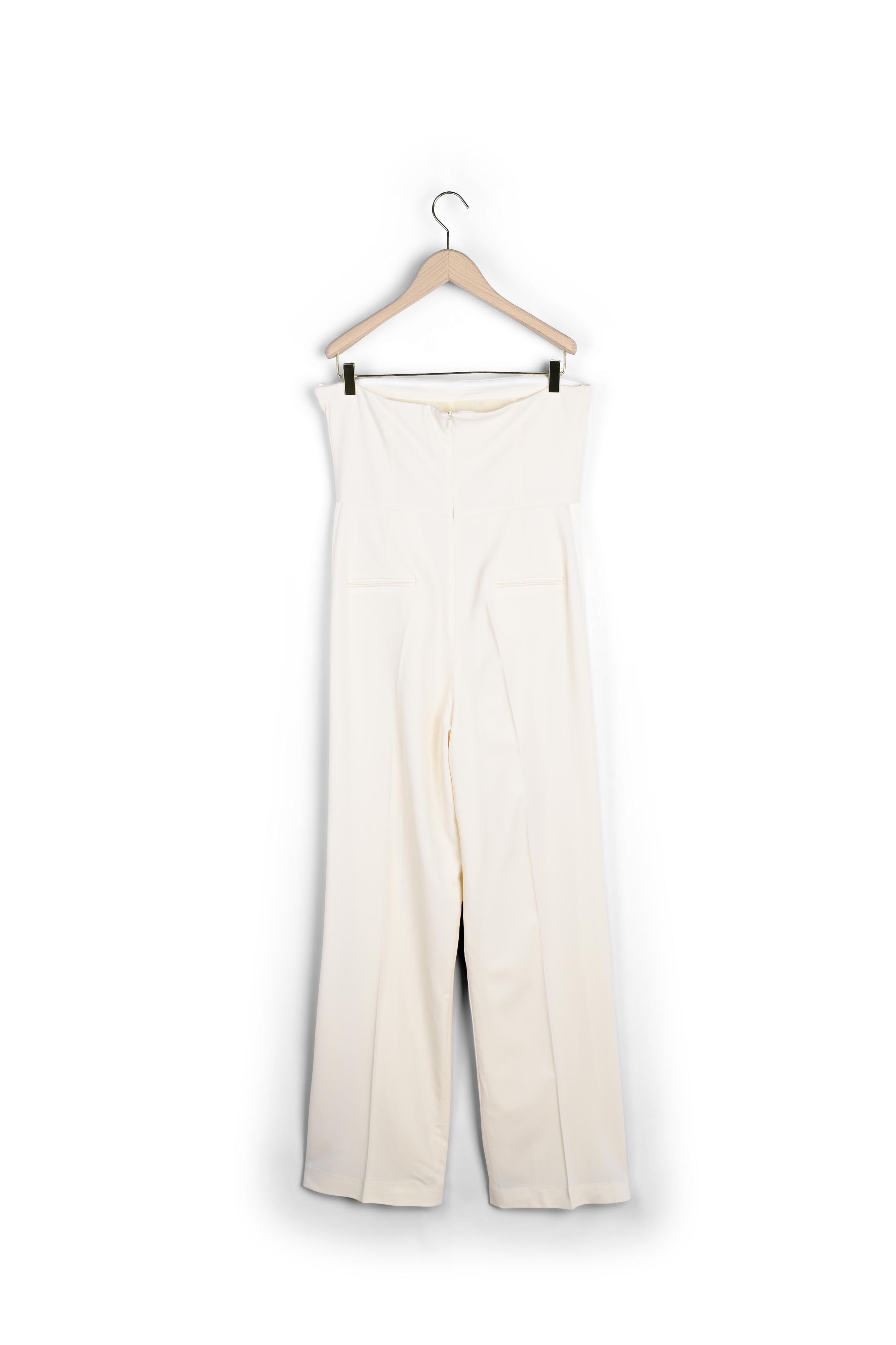 Combinaison bustier Perry écrue en laine froide Faume - seconde main