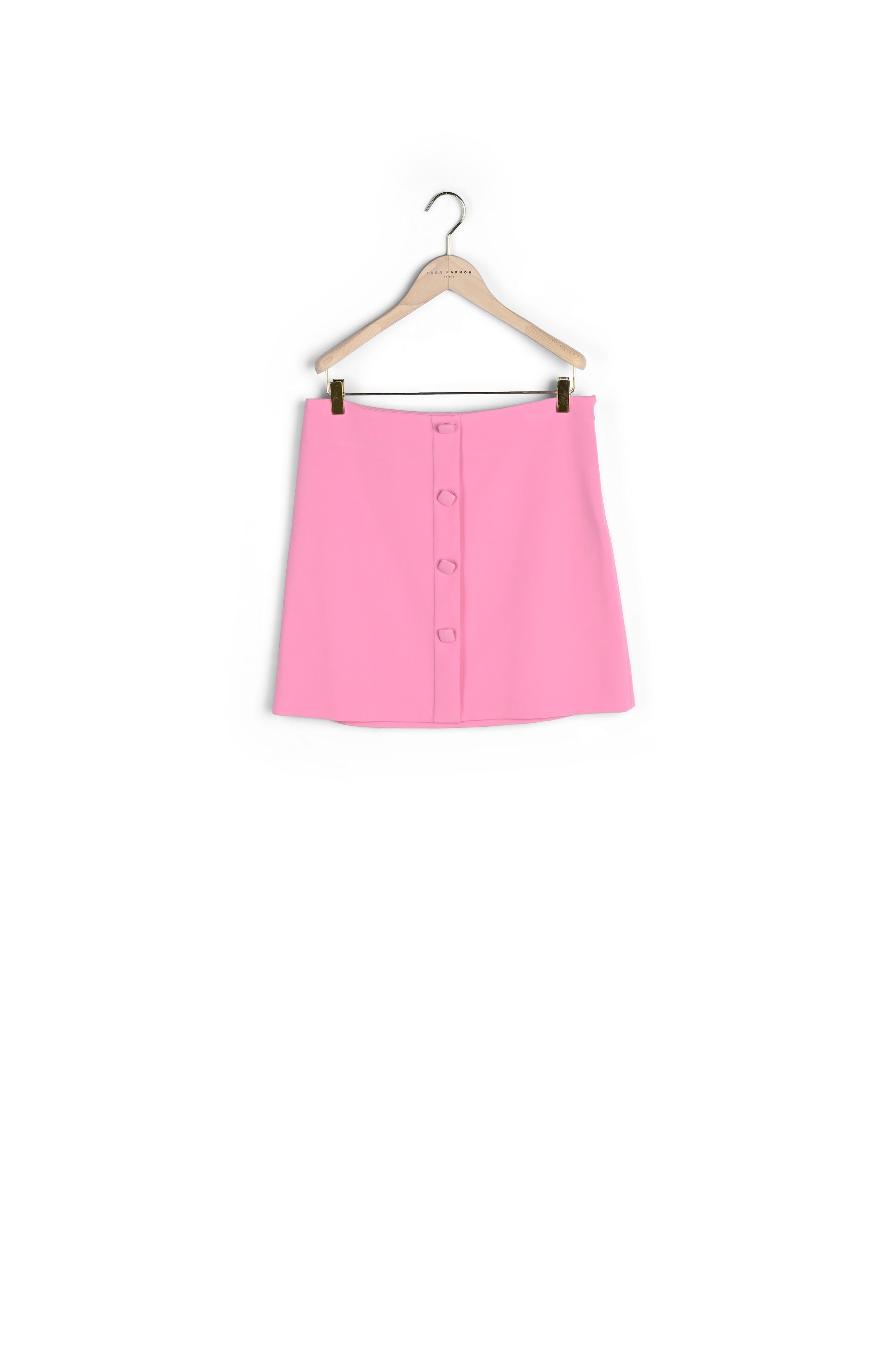 Jupe Java rose en toile double Faume - seconde main