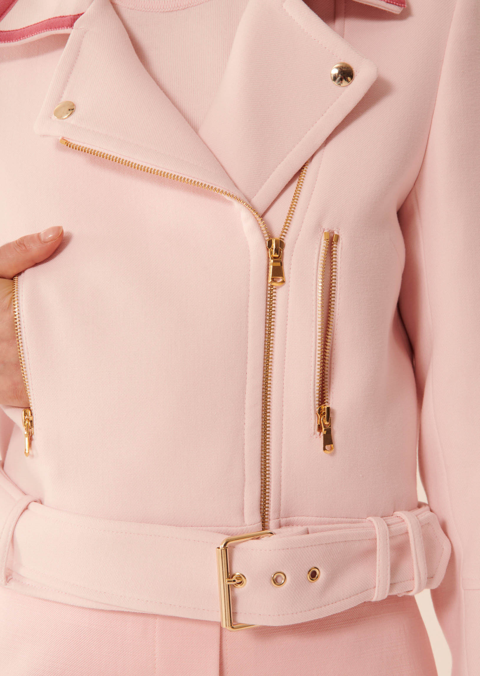 Veste Vittorio rose pâle en coton Faume - seconde main