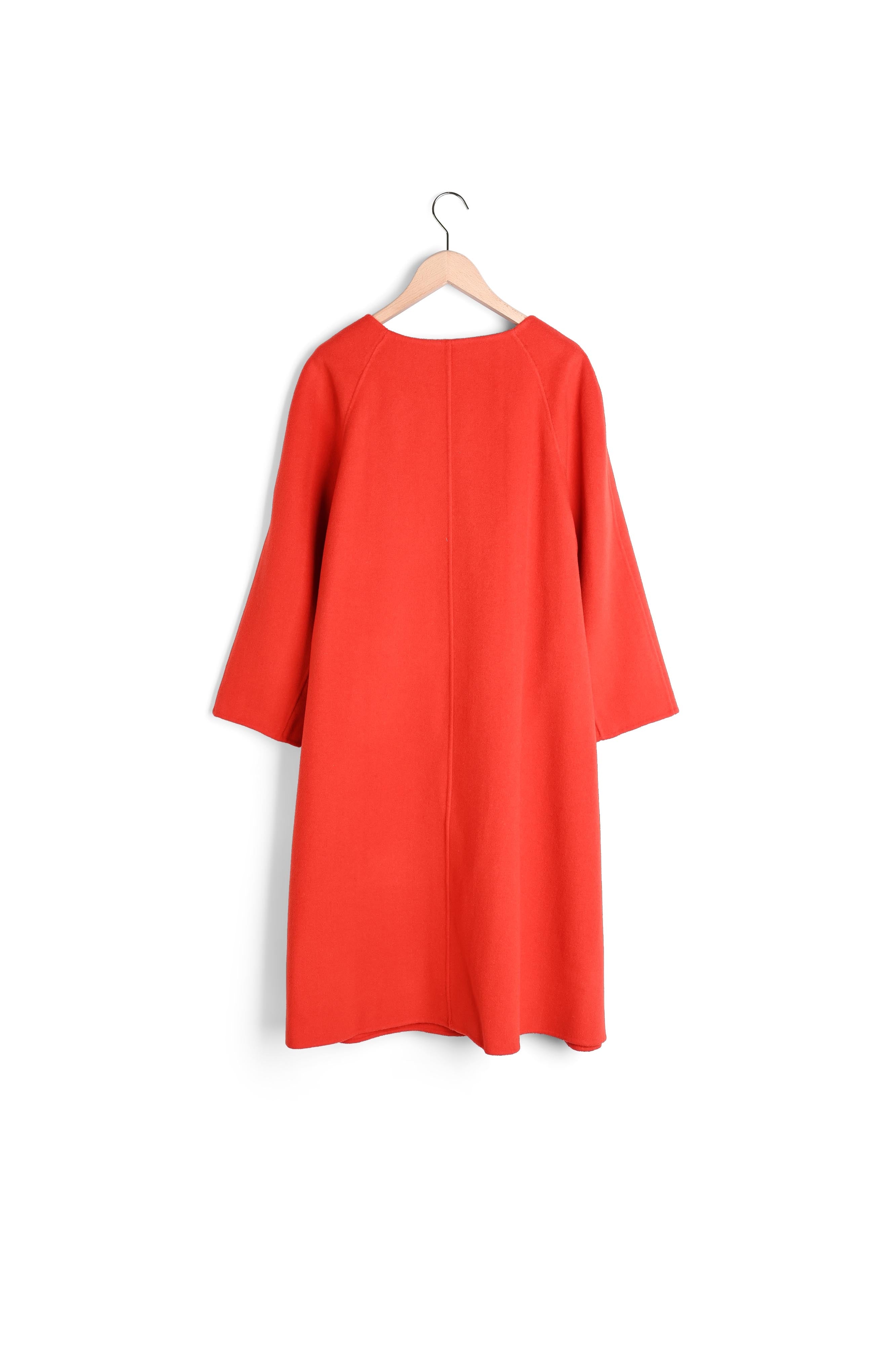 Manteau rouge Faume - seconde main