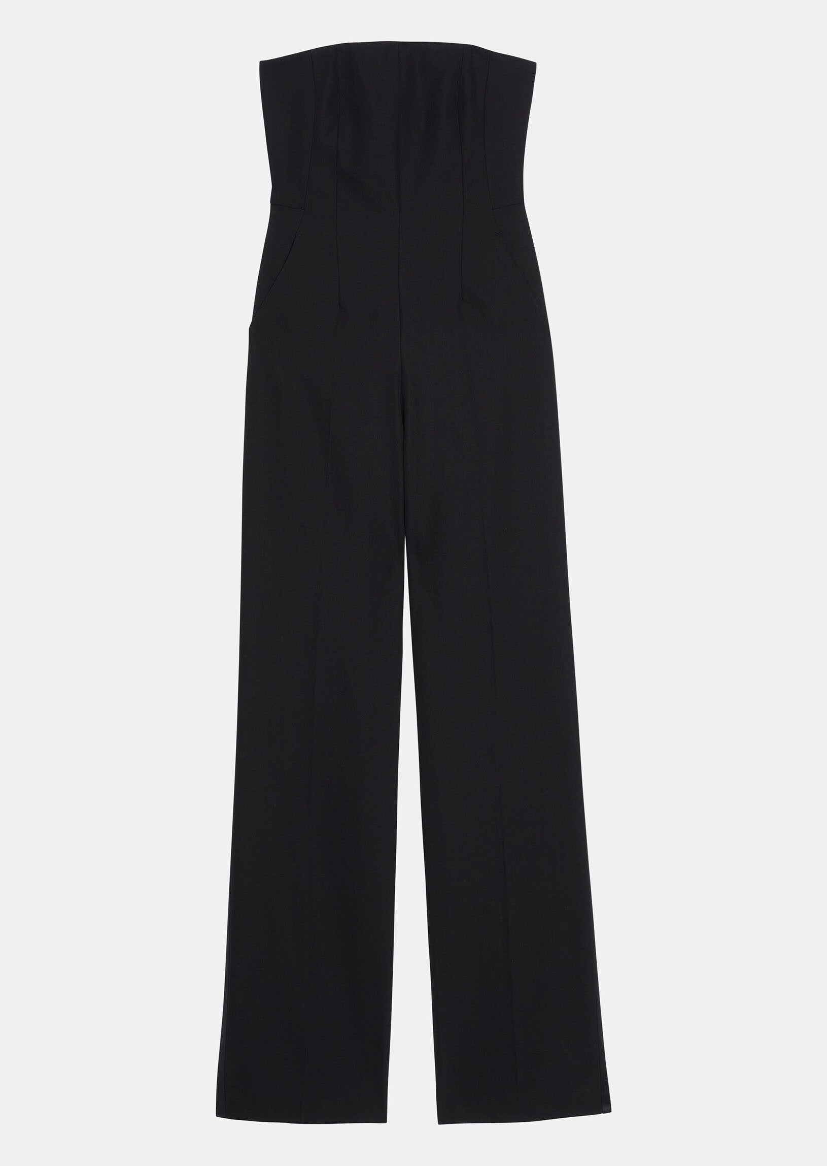 Combinaison bustier Perry Perry noire en laine froide Faume - seconde main