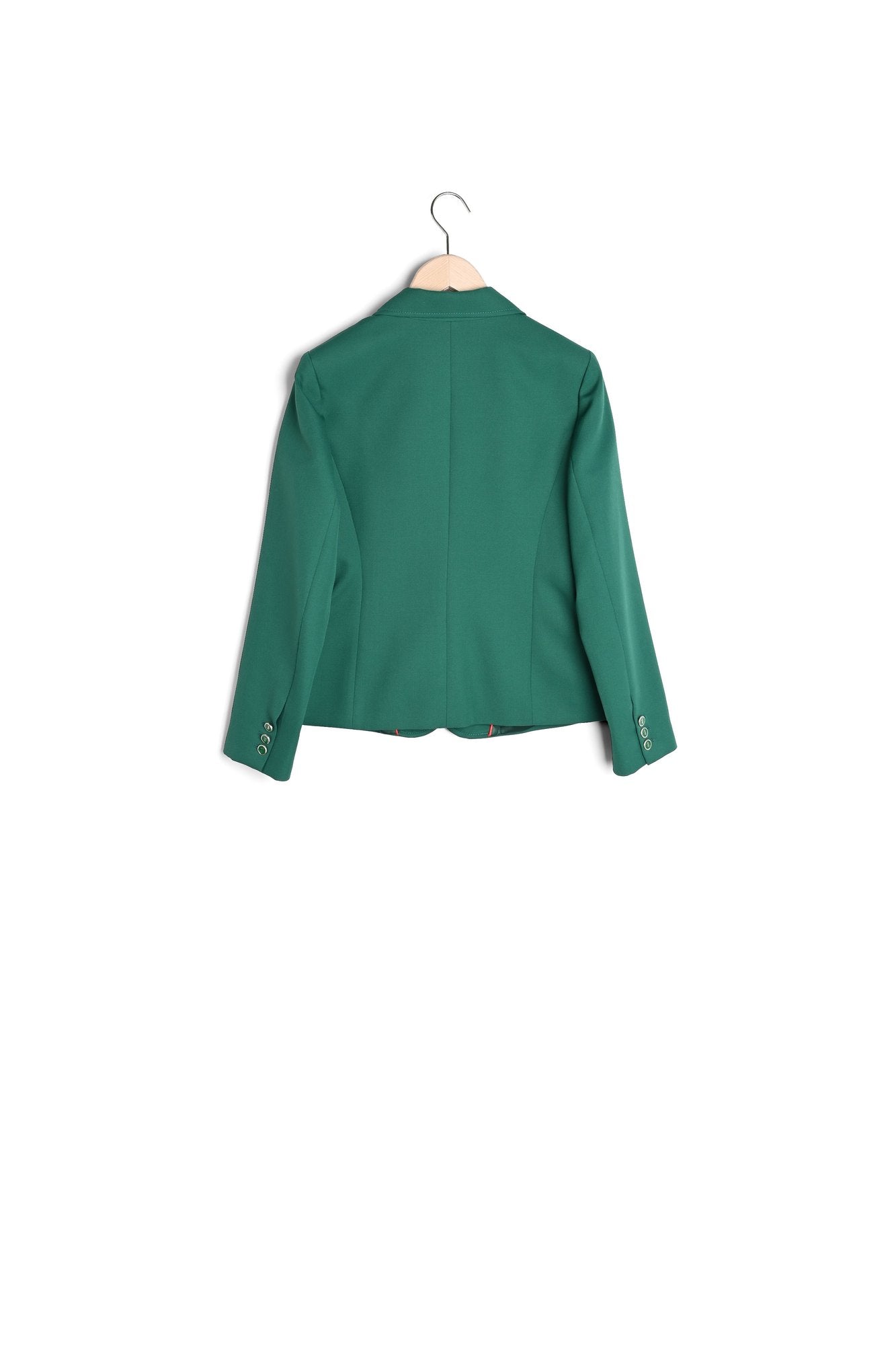 Veste Venitien verte en toile tailleur Faume - seconde main