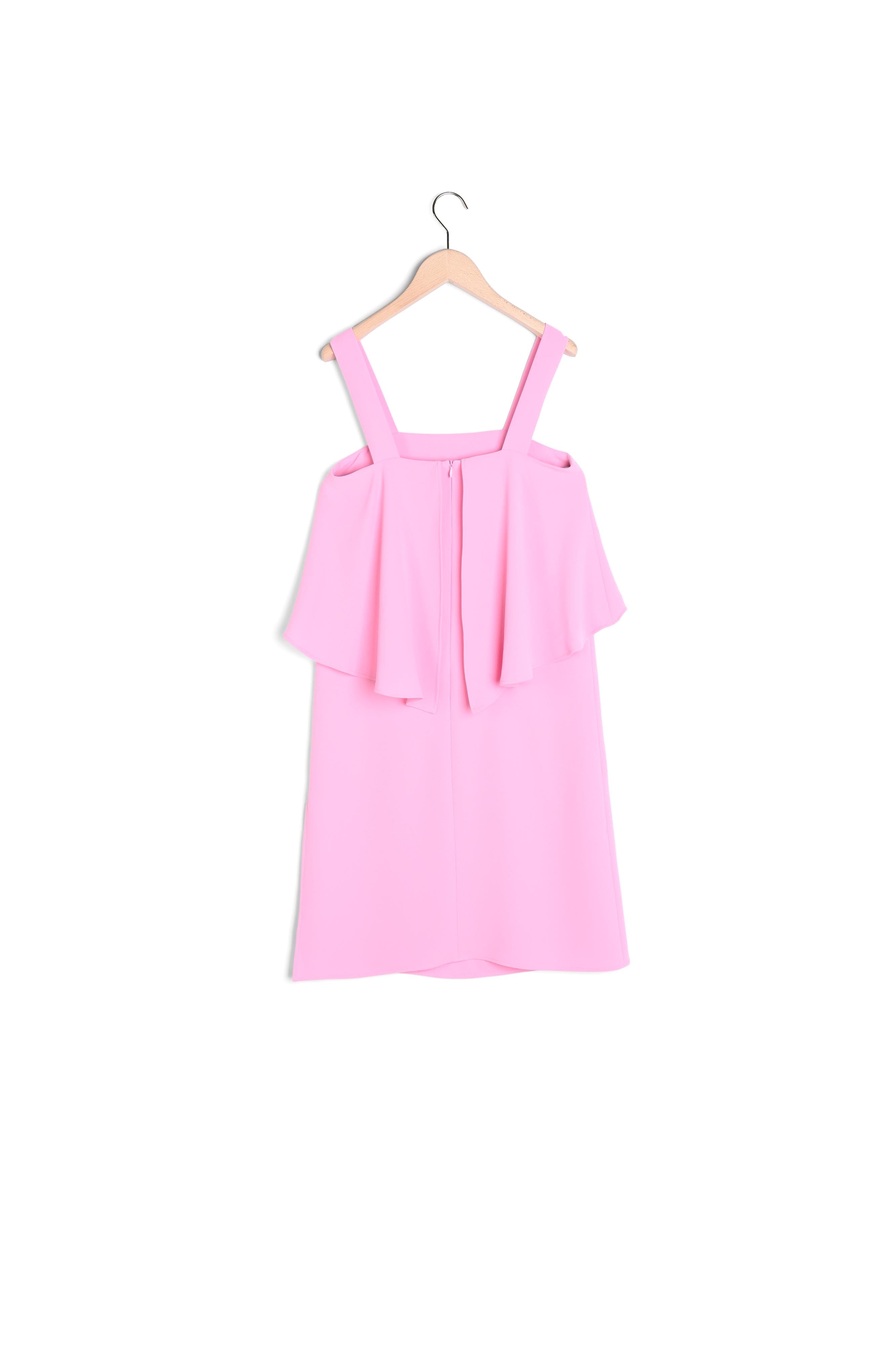 Robe Riisi rose en crêpe Faume - seconde main