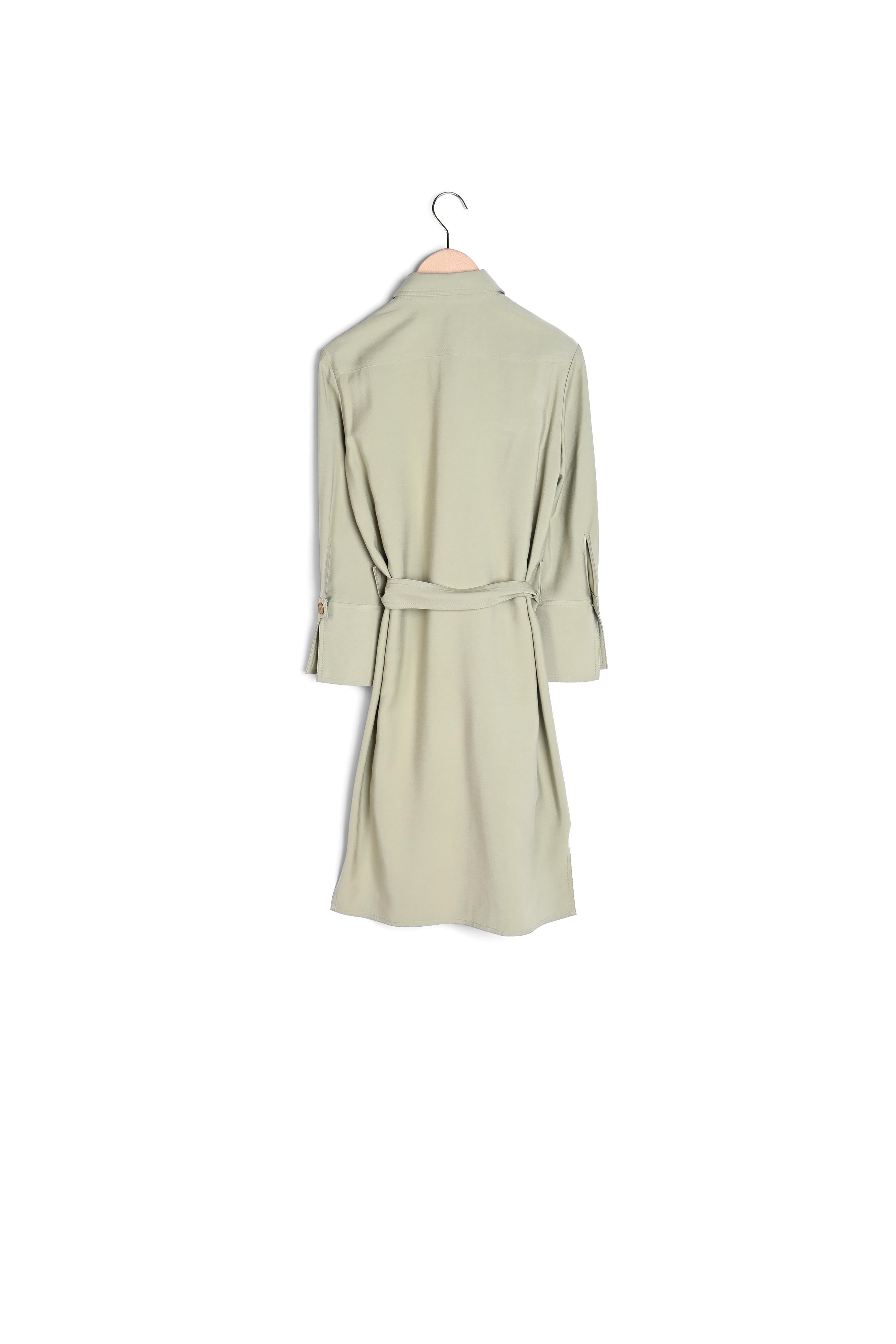 Robe Rolande vert pâle fluide Faume - seconde main