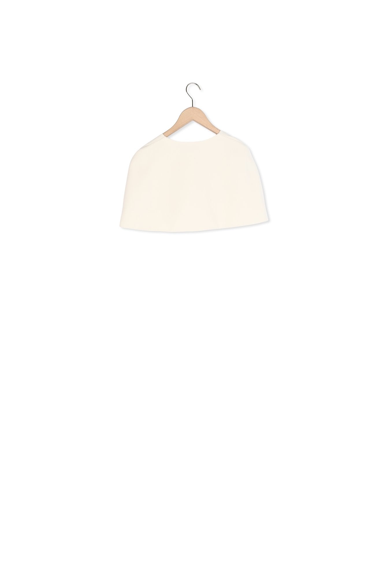 Cape Valentina écrue en crêpe Faume - seconde main