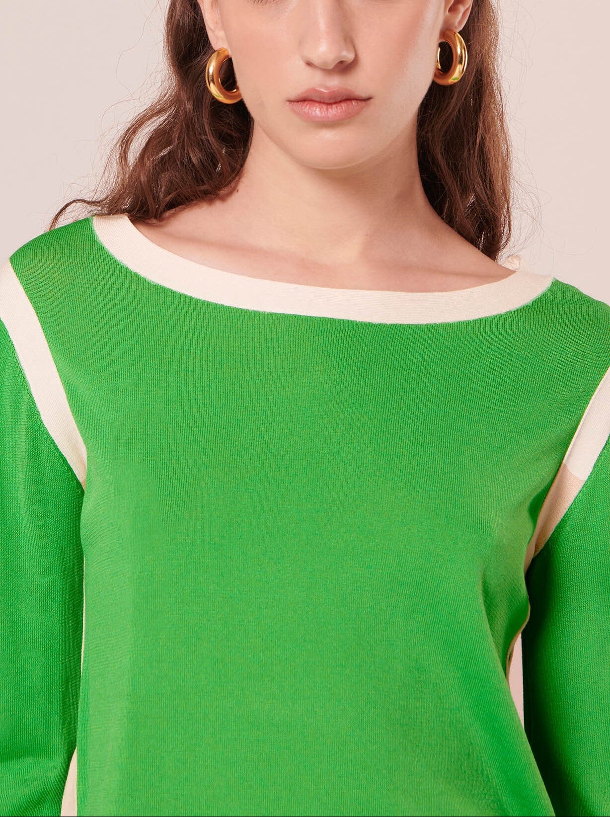 Pull Ponama vert en coton Faume - seconde main