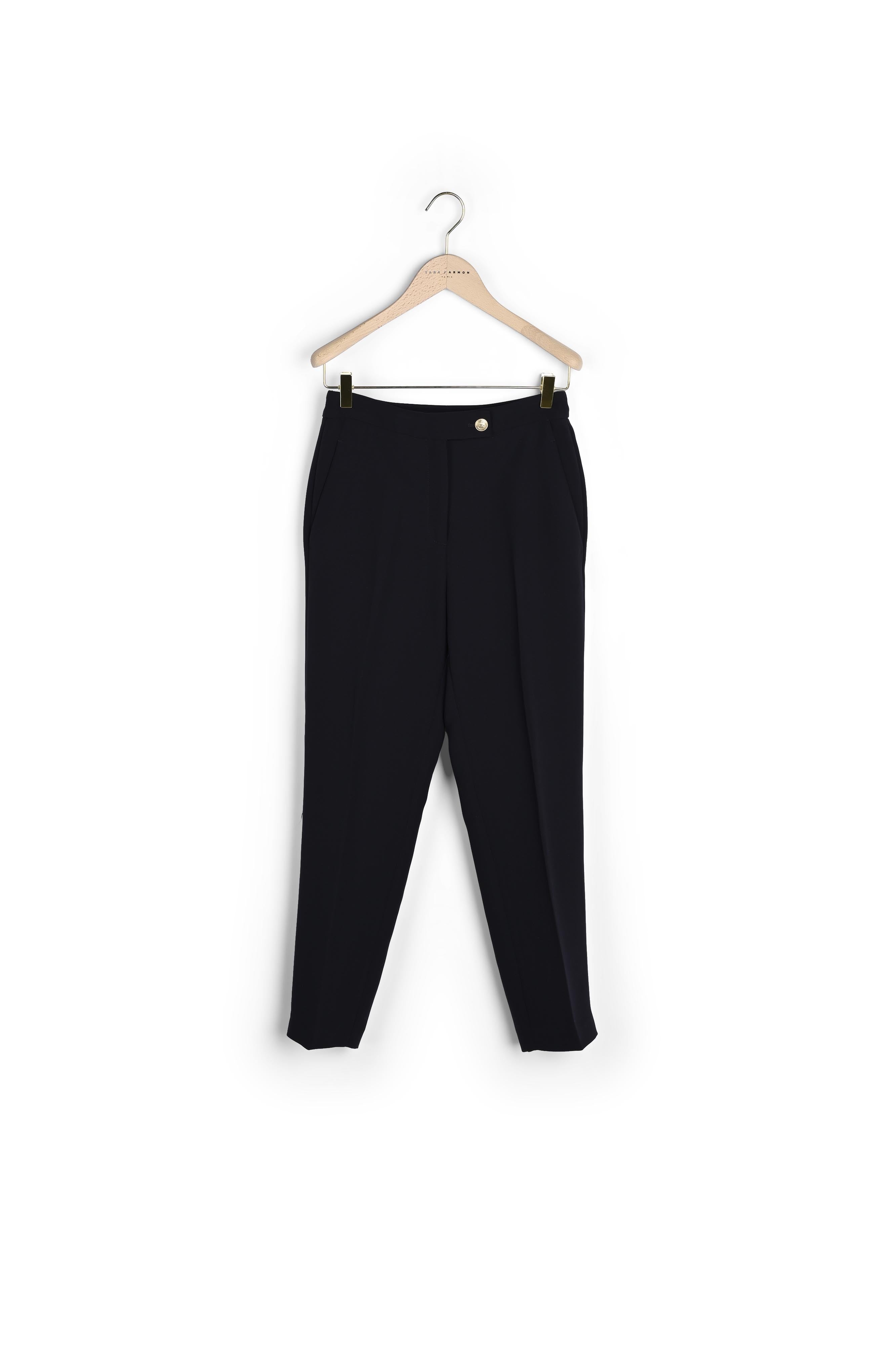 Pantalon bleu nuit en city tailoring Faume - seconde main