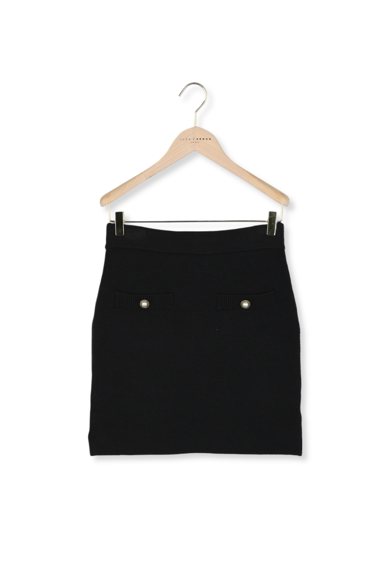 Jupe noir en maille Jelka Faume - seconde main