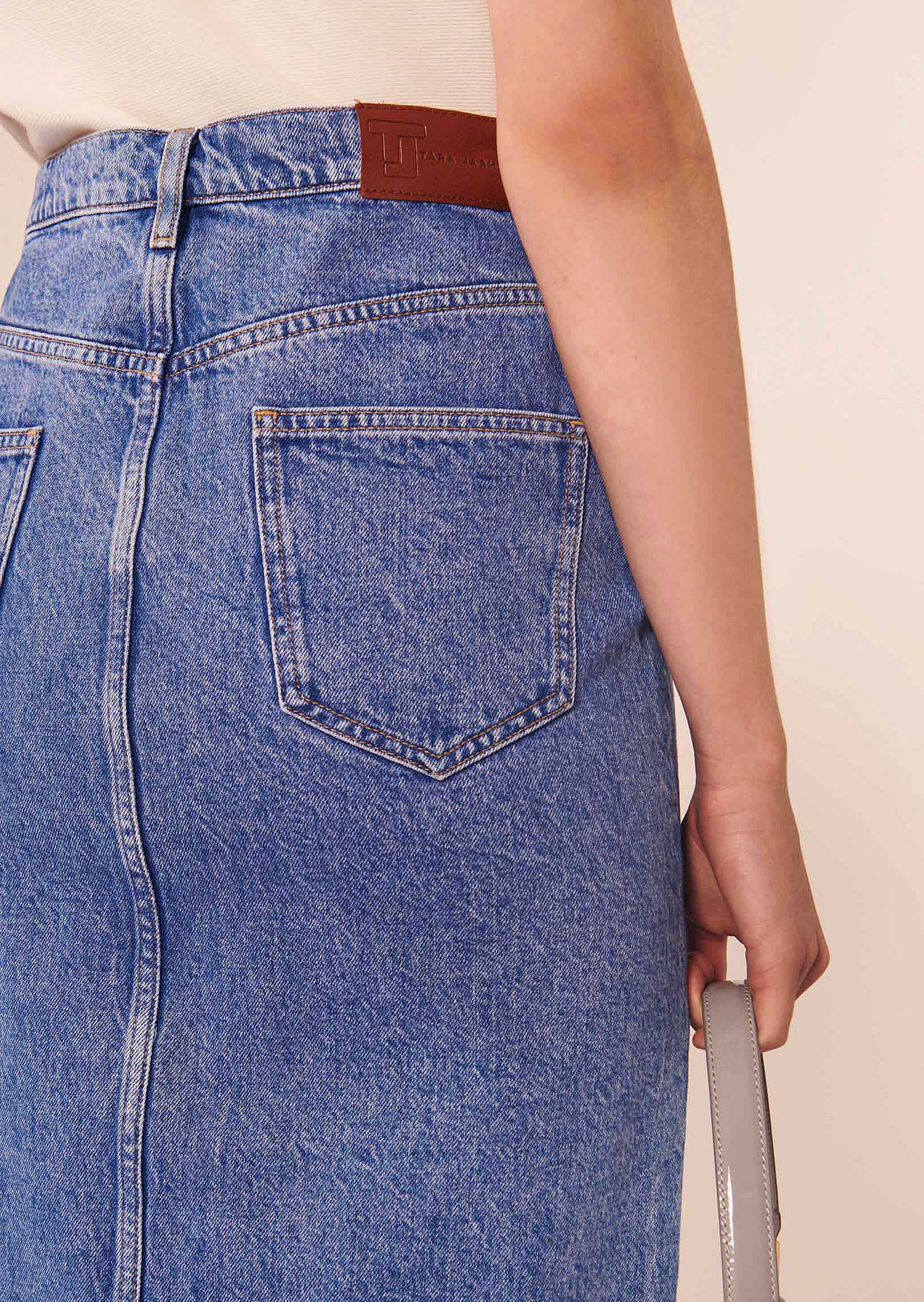 Jupe Jackie bleu en denim Faume - seconde main