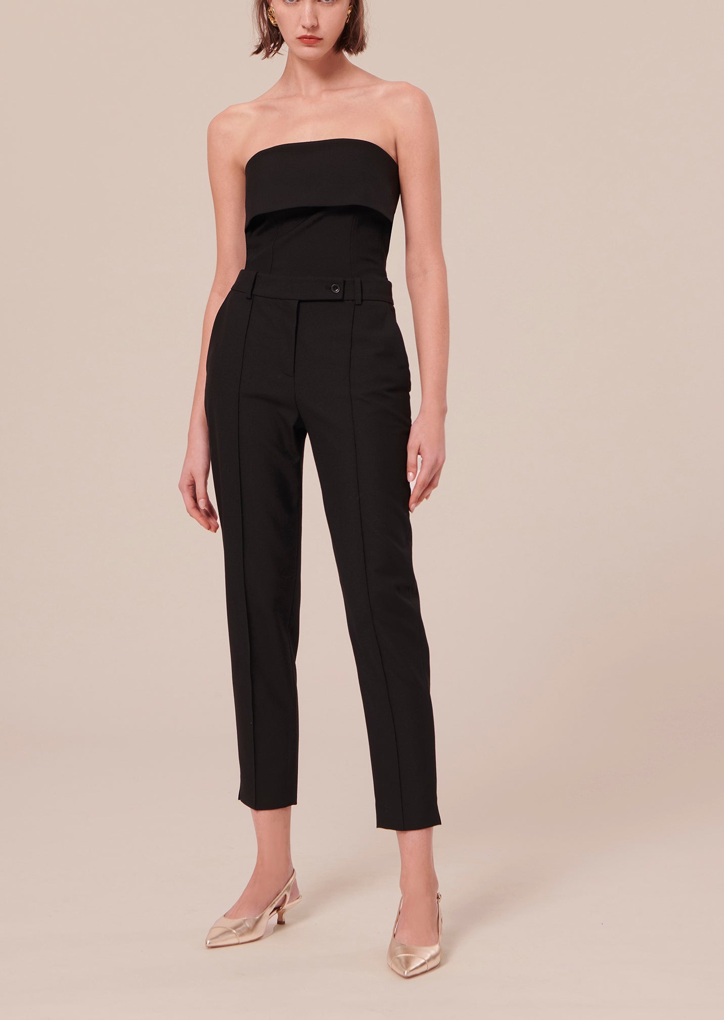 Pantalon Pascal noir en laine froide Faume - seconde main