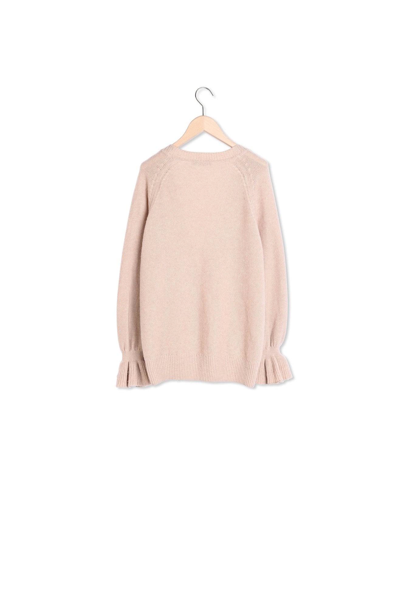 Gilet Giulia beige en merinos et cachemire Faume - seconde main