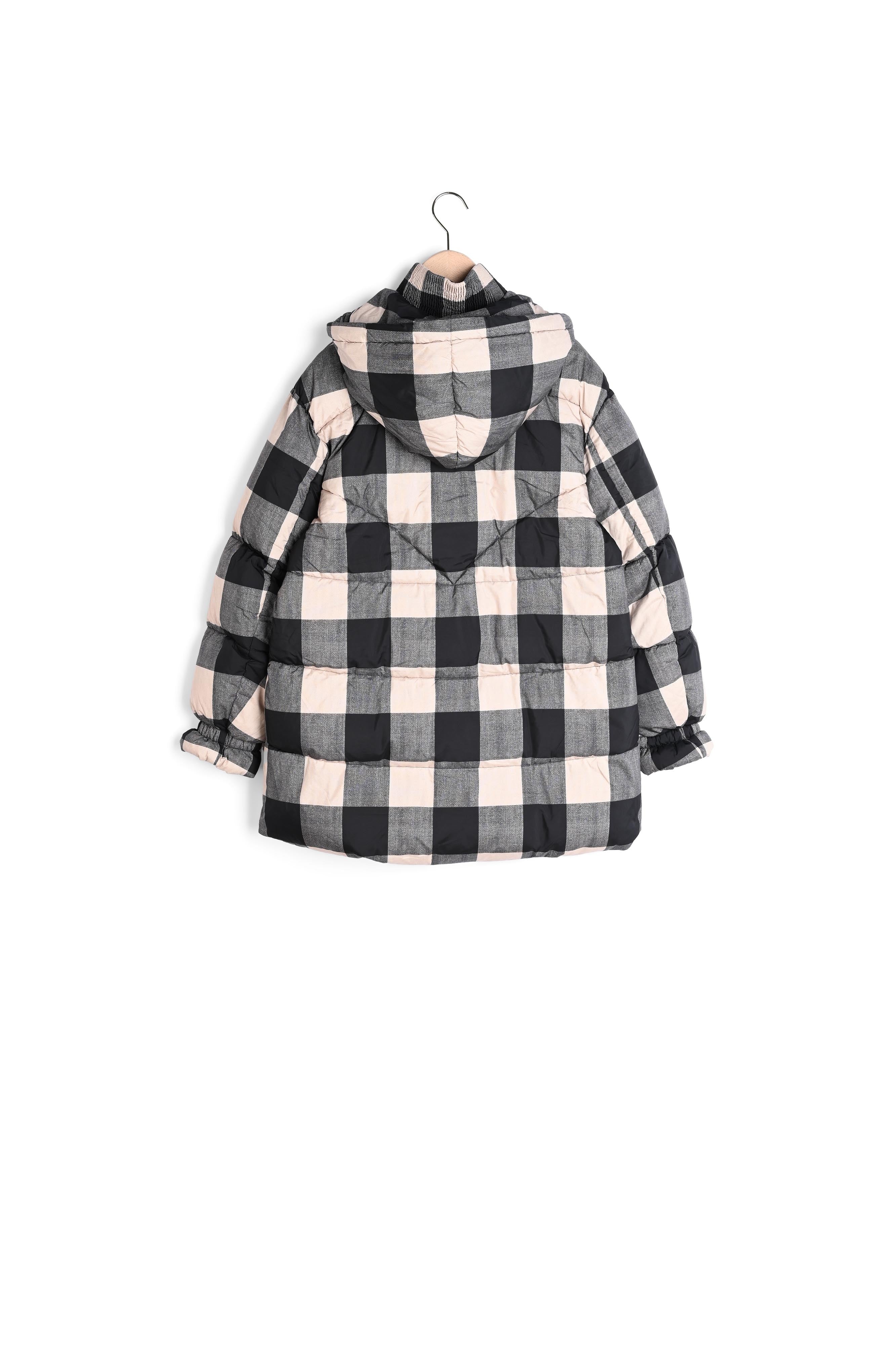 Doudoune Daphne noire en vichy matelassée Faume - seconde main